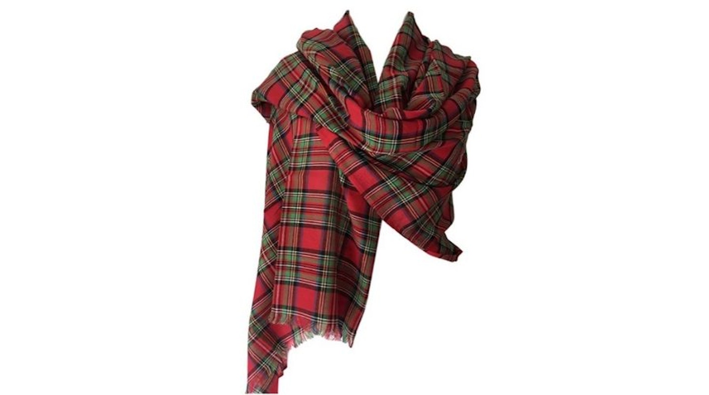 Purple Possumu00ae Royal Stewart Tartan Scarf, £13.99