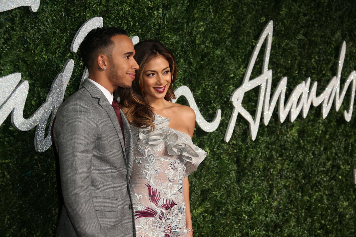 Nicole Scherzinger and Lewis Hamilton