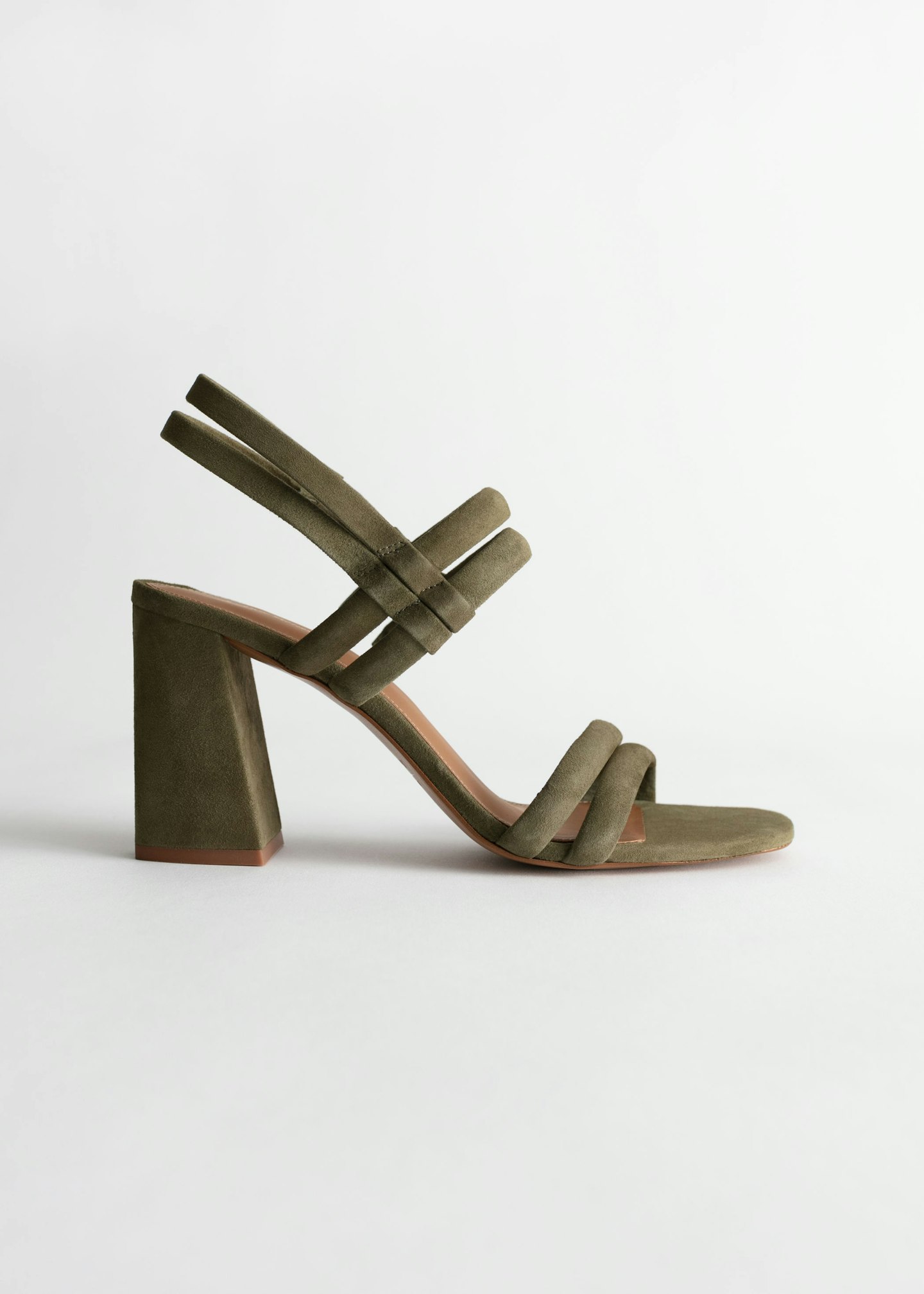 & Other Stories, Suede Slingback Heeled Sandals, £85
