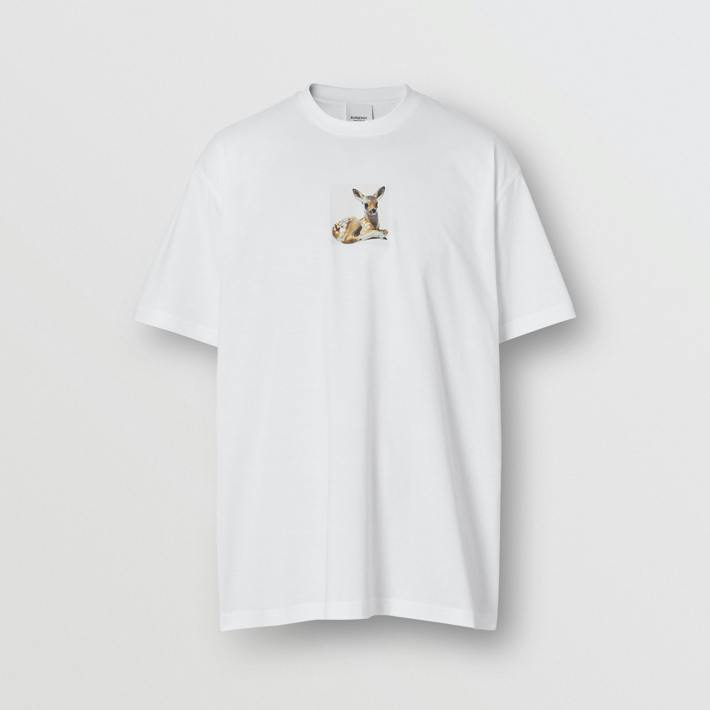 Burberry, Deer Print Cotton Oversized T-Shirt, £290