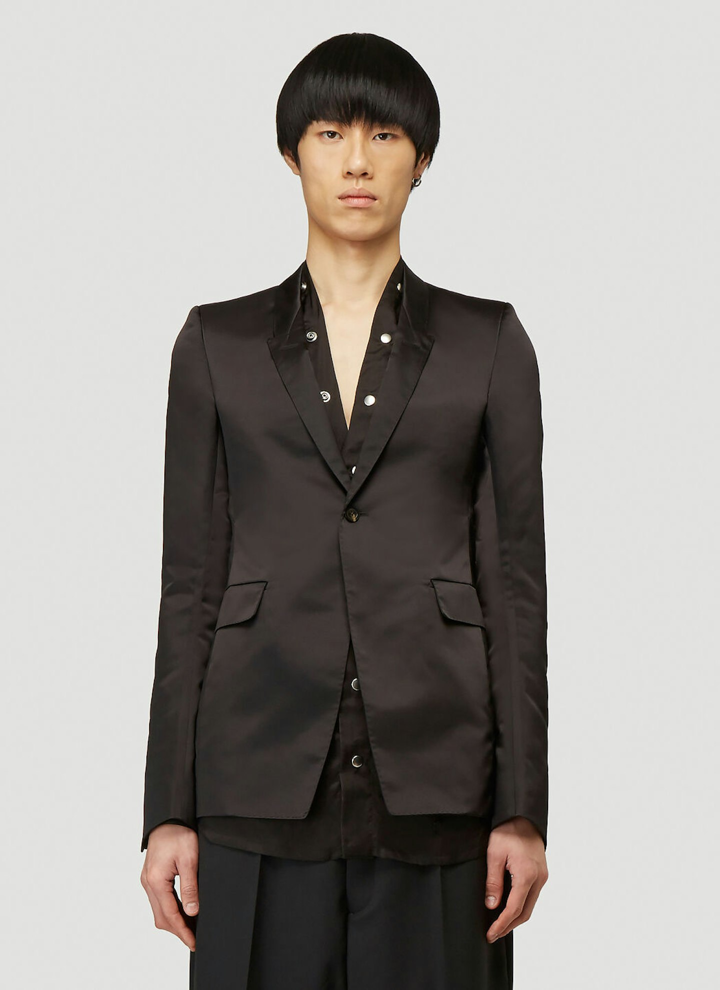 Rick Owens at LN-CC, Nylon Blazer in Black, £1590