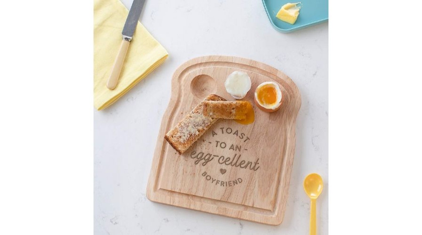 A Toast to an Egg-cellent Boyfriend Breakfast Egg Board