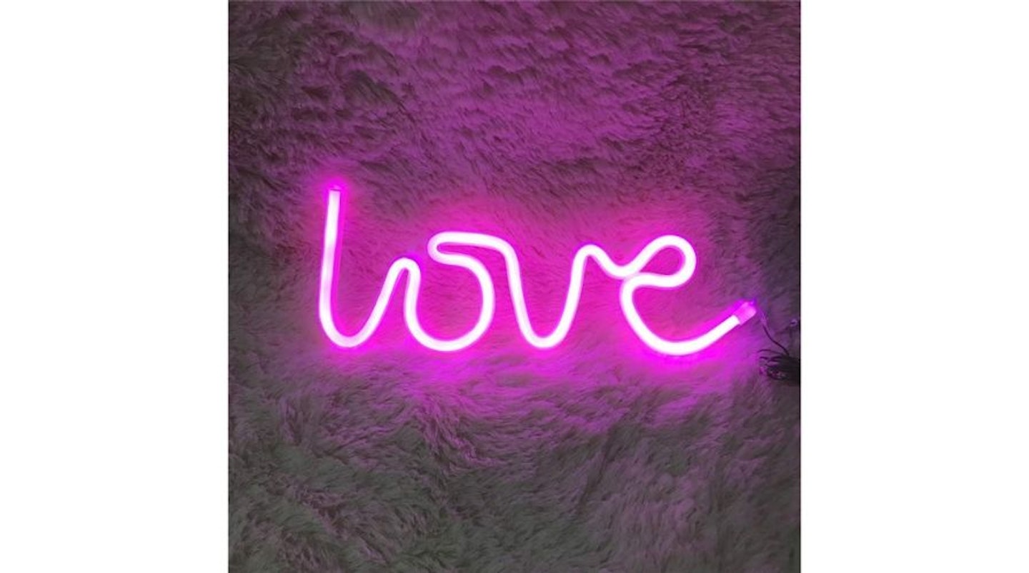 Watopi Romantic Neon Art Decorative Lights Love LED Neon Signs