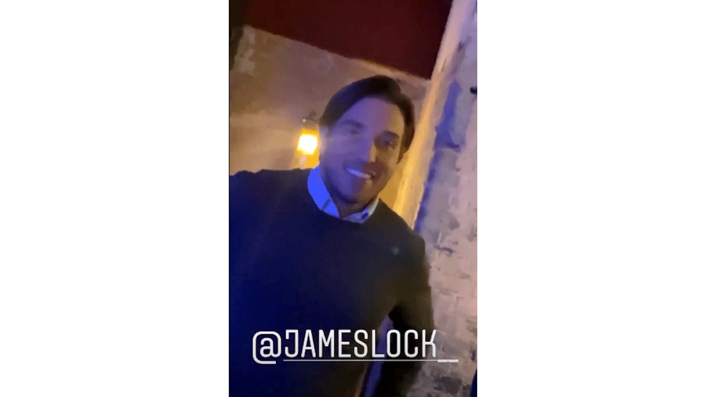 James Lock appears in Joshua Ritchie's Instagram video