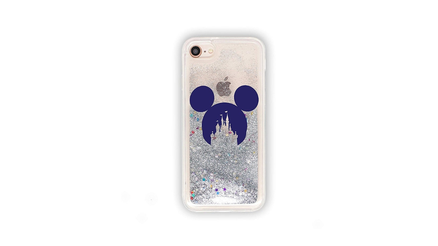 Glitter Mickey Castle Phone Case