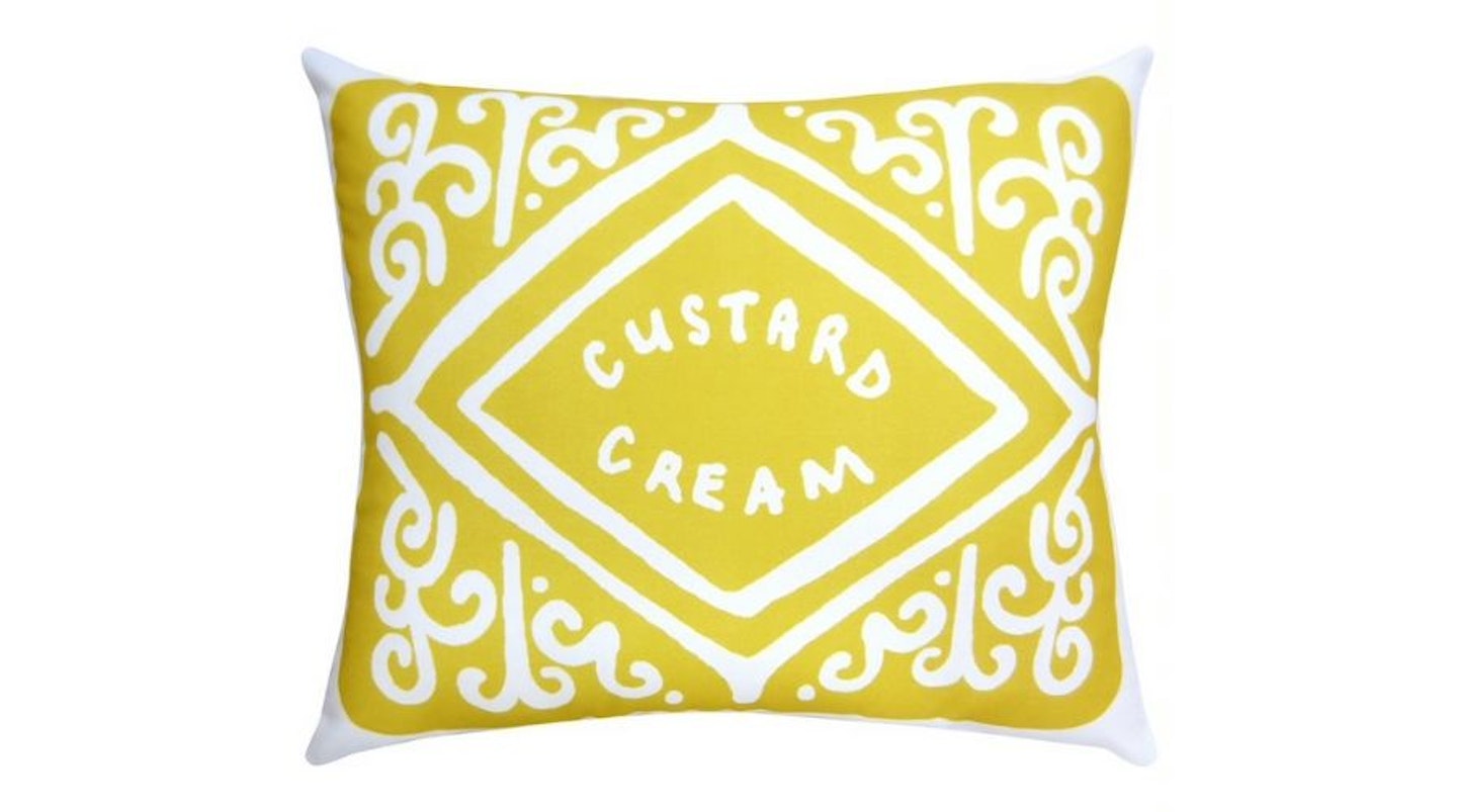 Supersize Custard Cream Printed Cushion