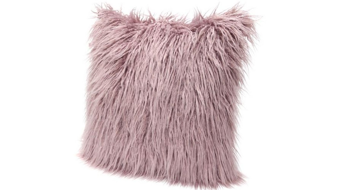 ICOSY Fluffy Pillow Case Mongolian Faux Fur Pillow Cover