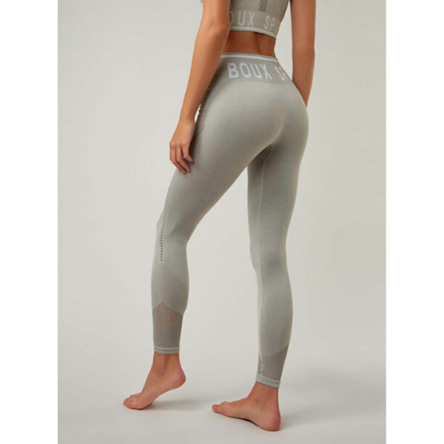 Boux Sport Jacquard Mesh Leggings