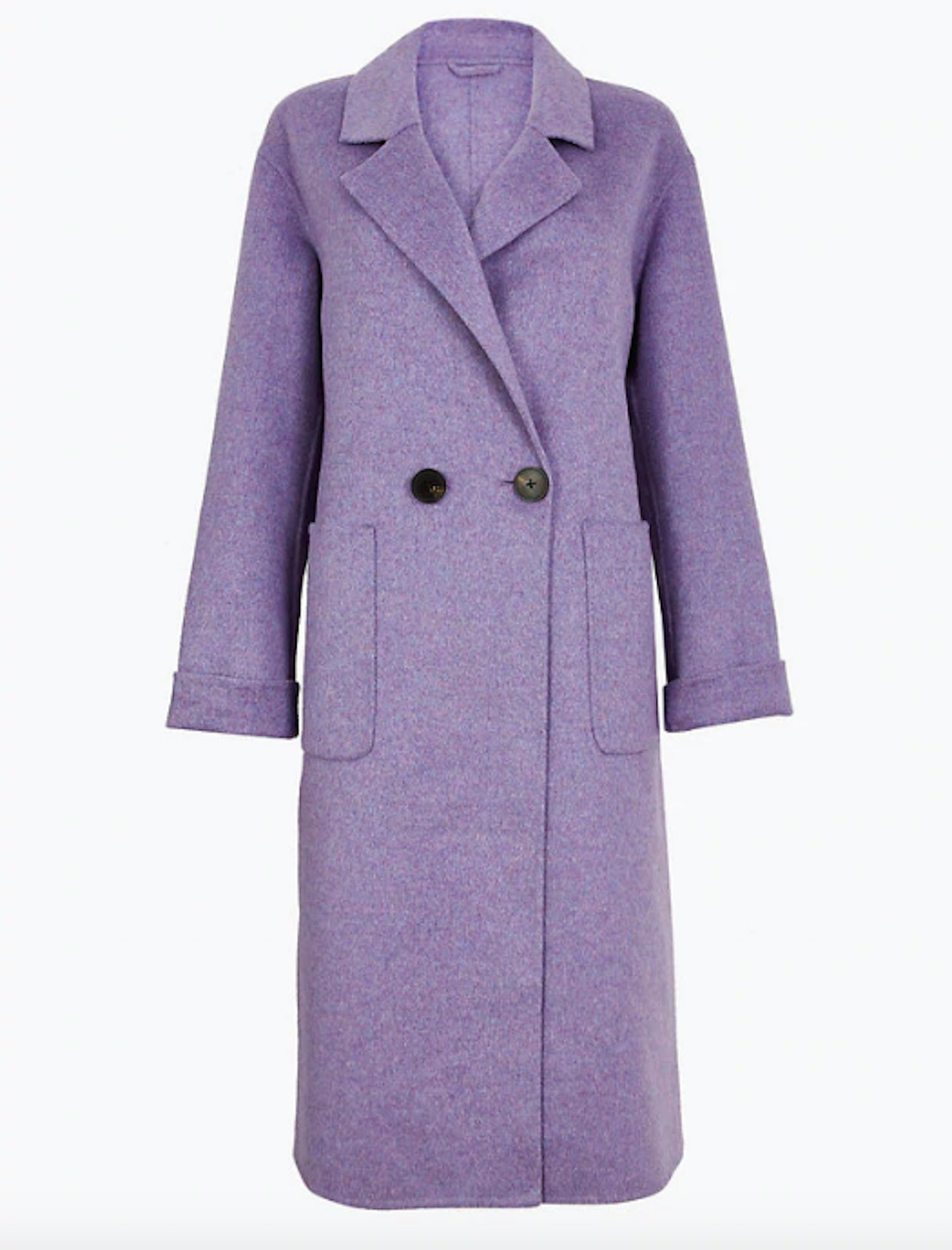M&S, Lilac Double Breasted Coat, £99