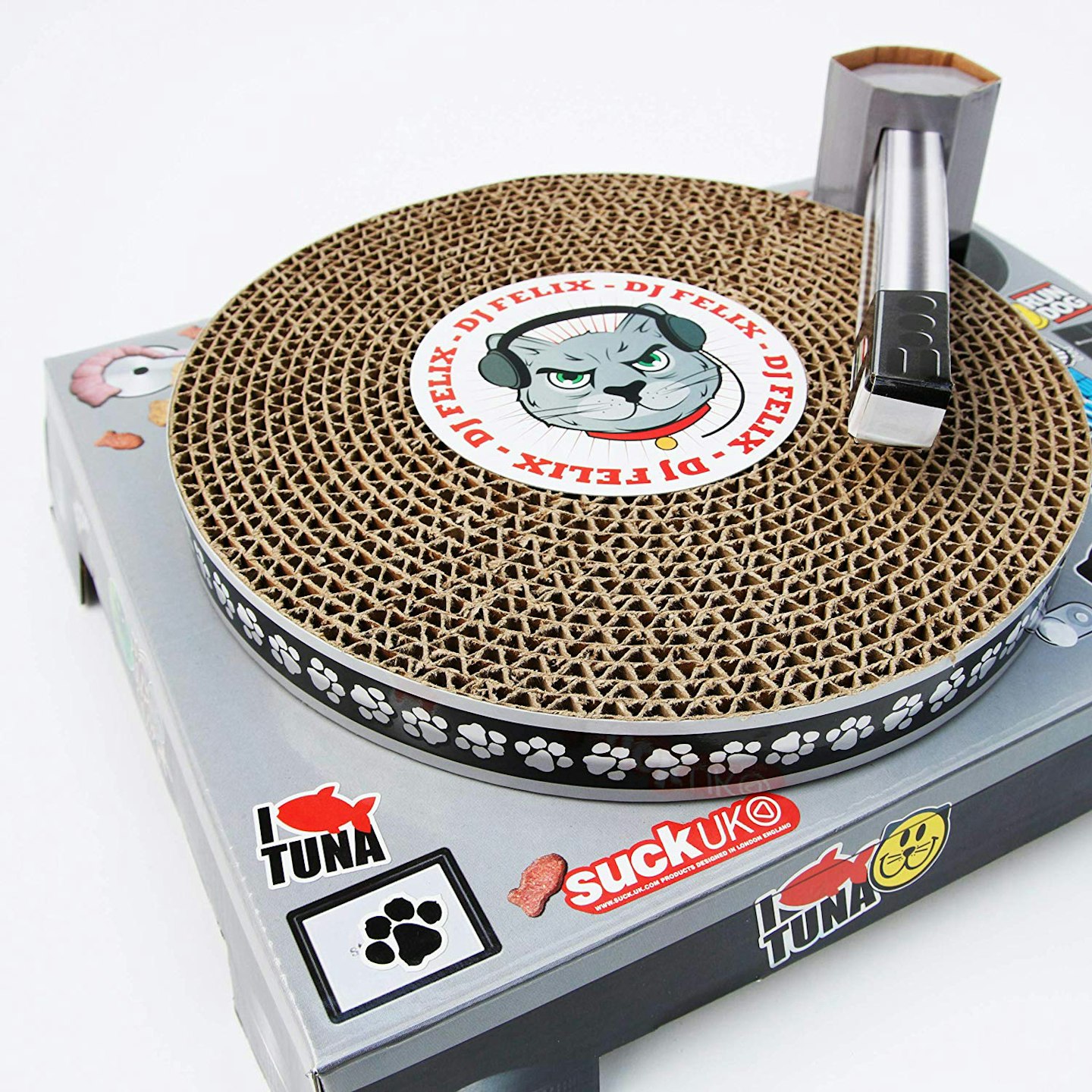Pet Cardboard Turntable and DJ Mixer