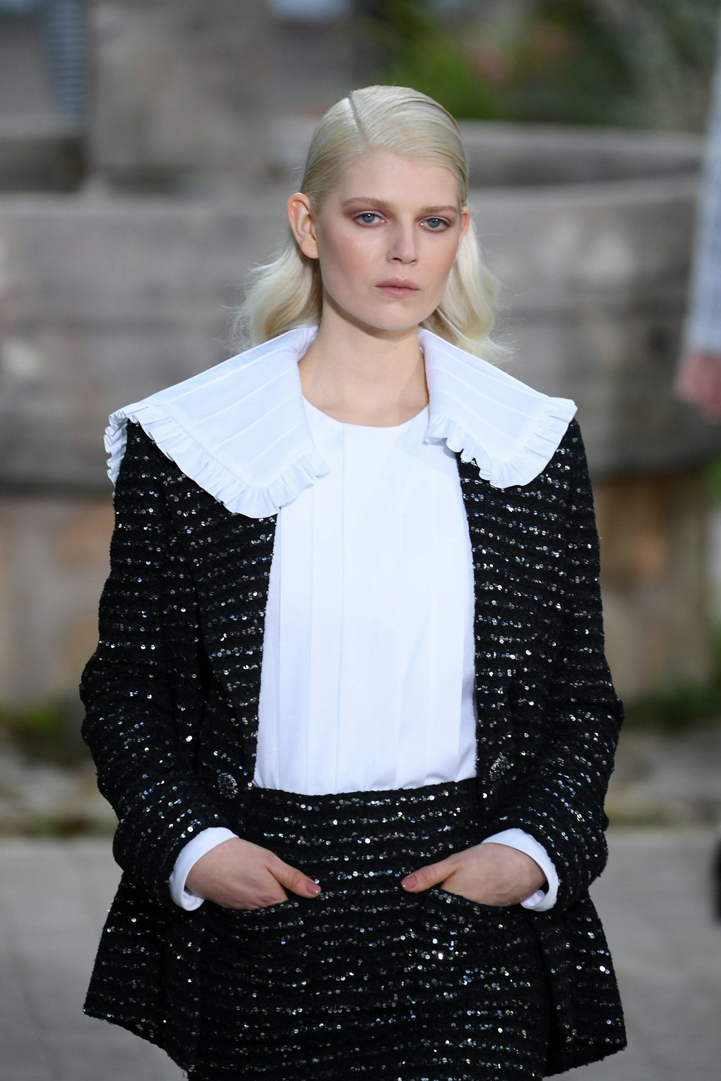 Chanel pilgrim collar couture