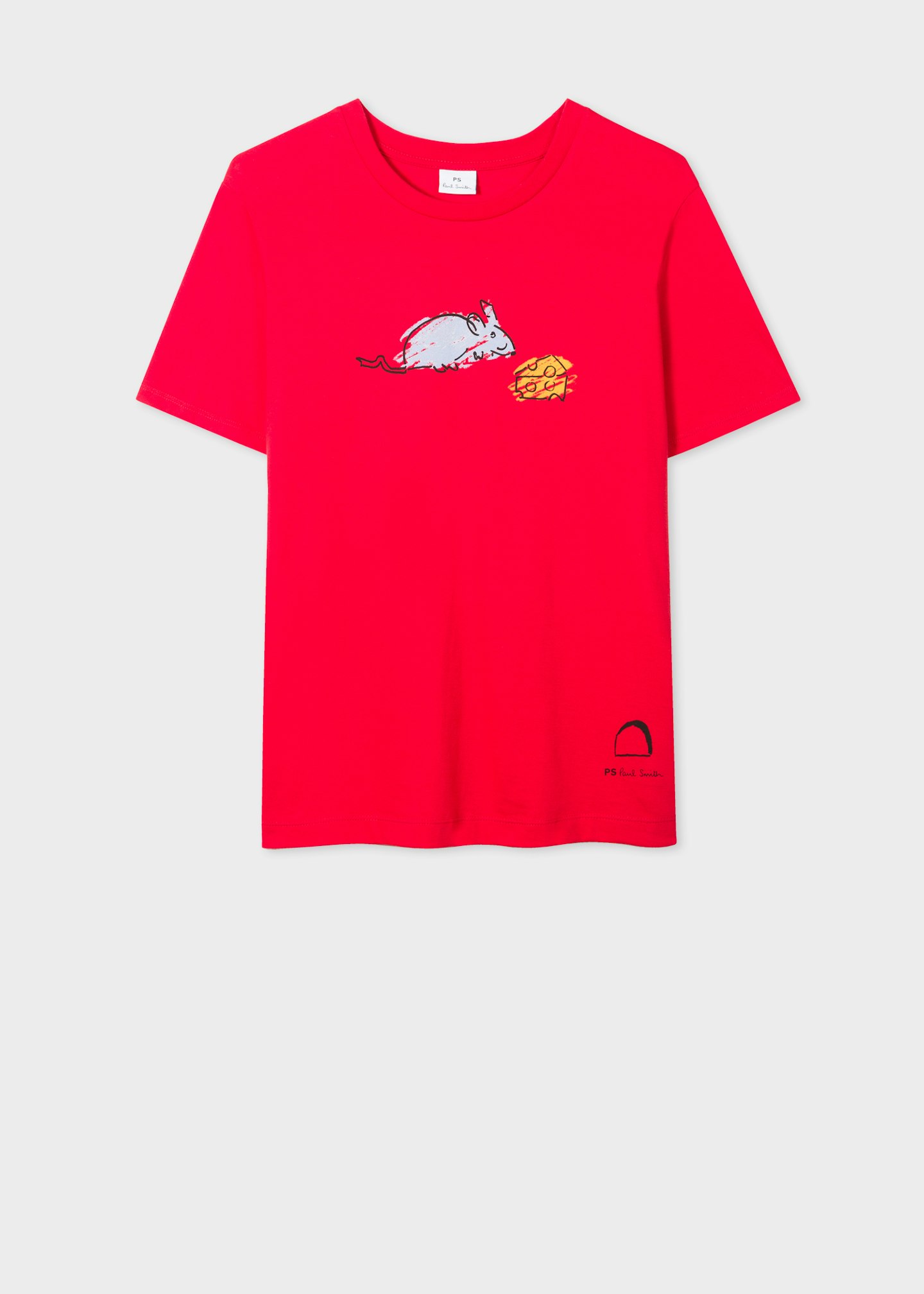 Paul Smith, Red 'Year Of The Rat' Print Cotton T-Shirt, £65