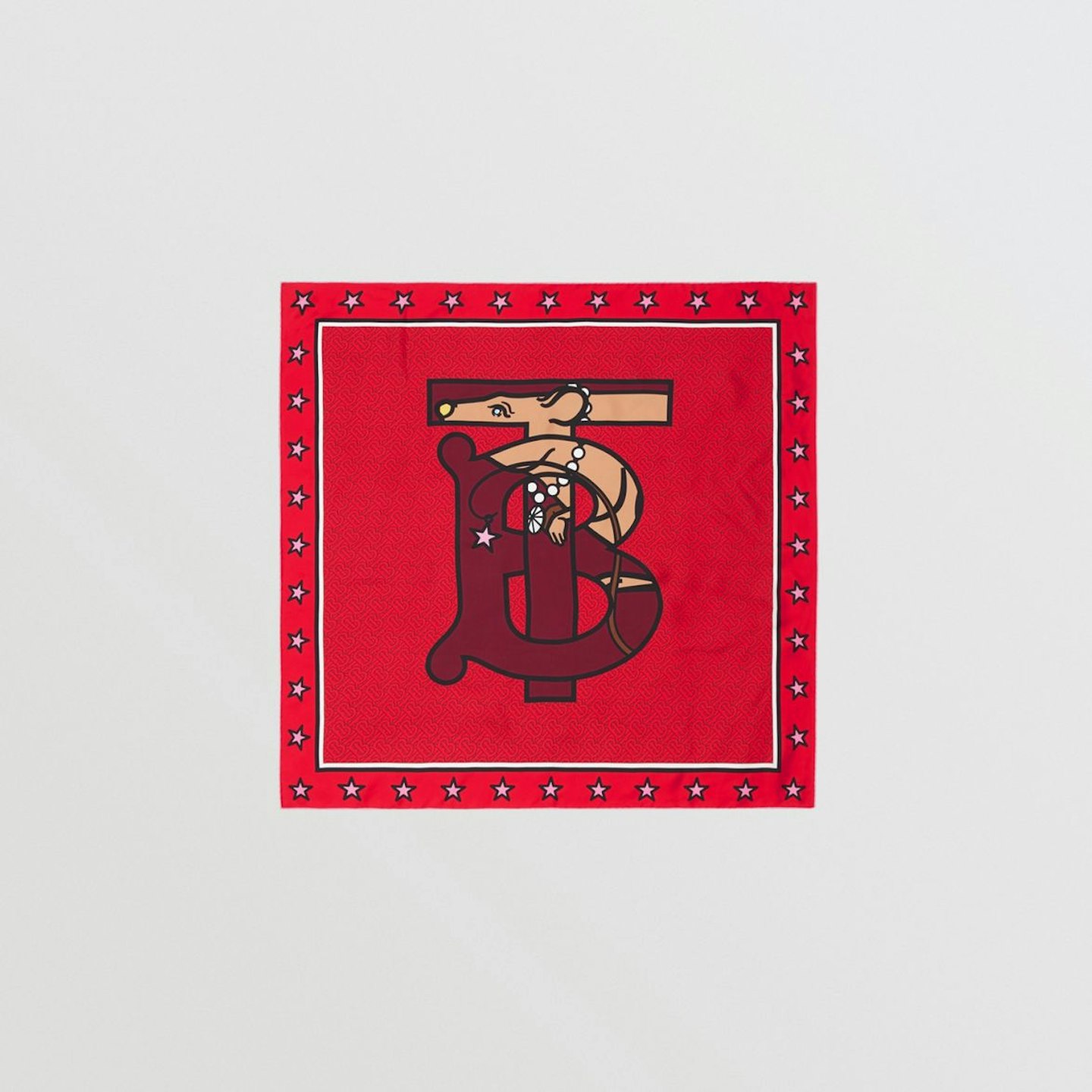 Burberry, Monogram Motif Silk Square Scarf, £300