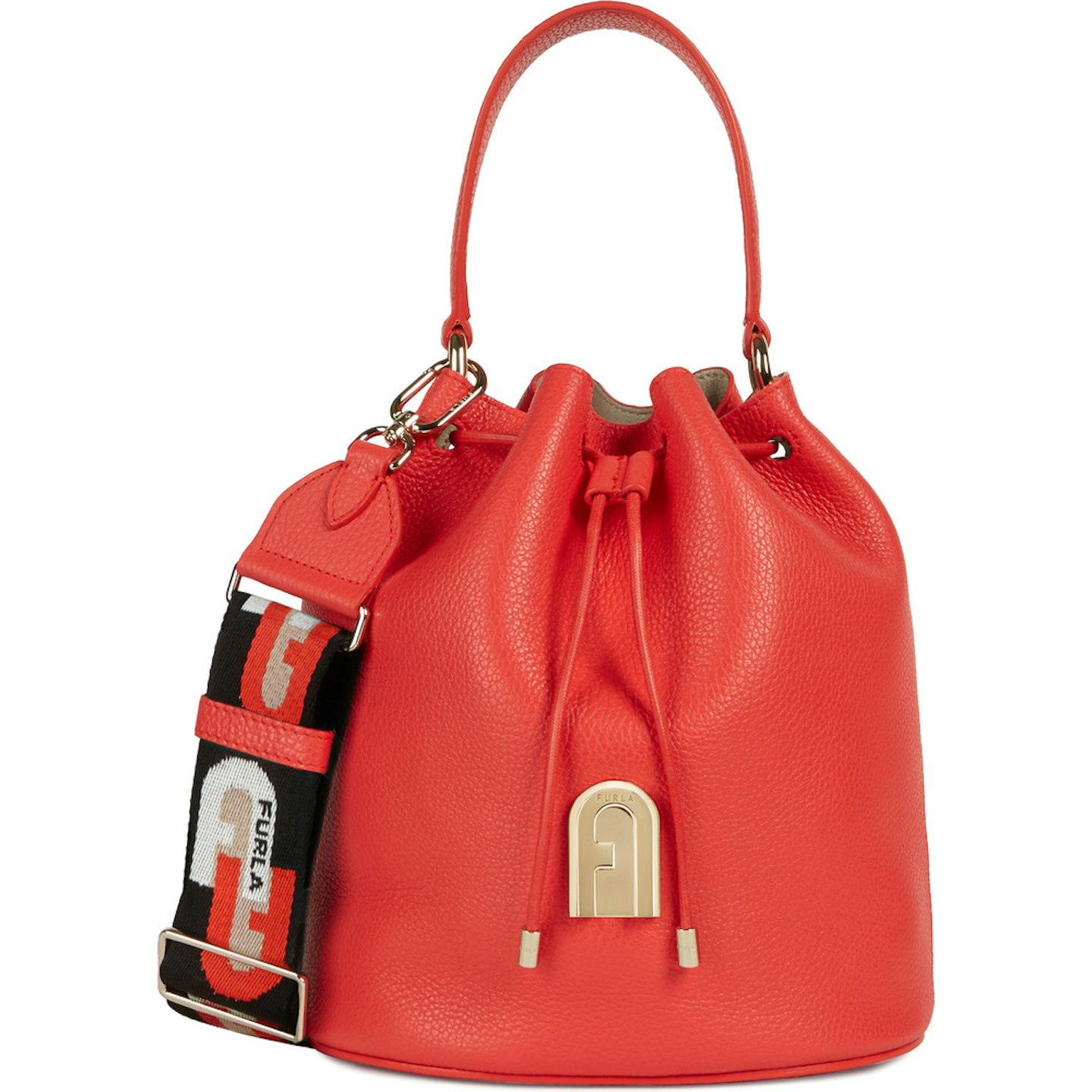 Furla, Sleek Red Bucket Bag, £320