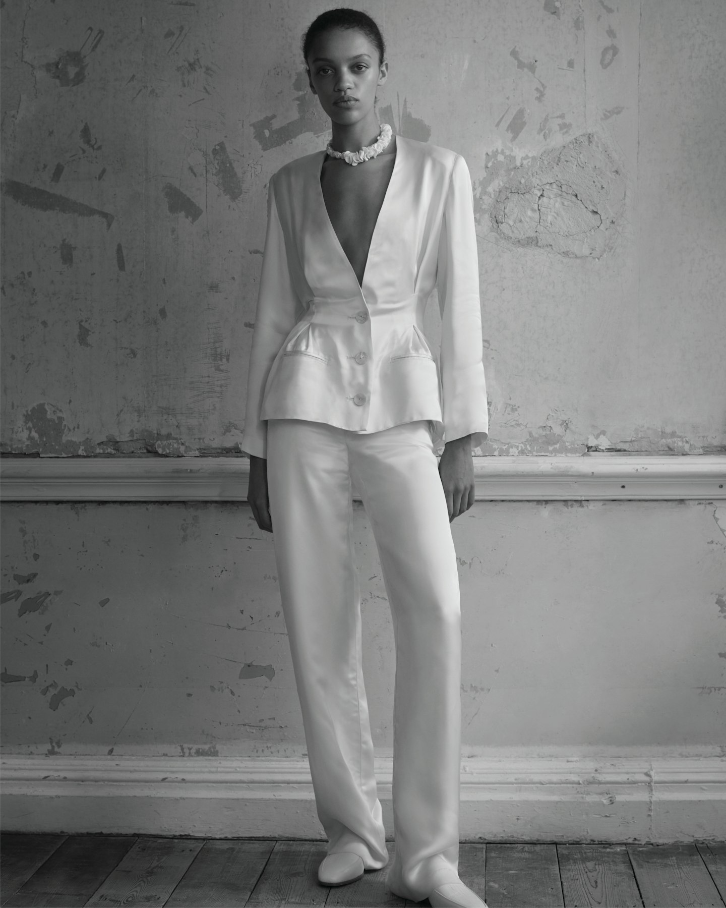 white trouser suit wedding matchesfashion.com