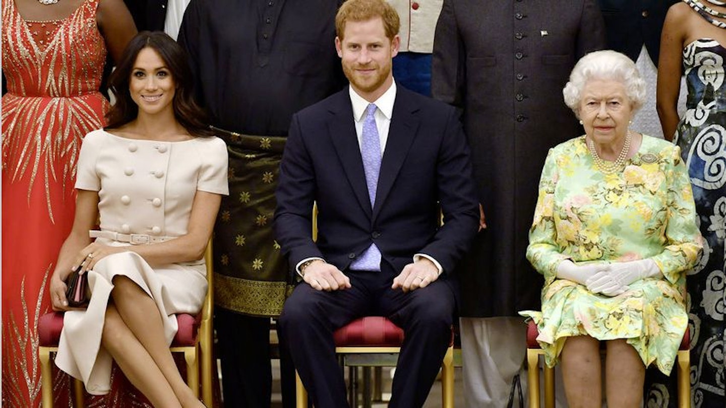 Meghan Markle, Prince Harry and the Queen