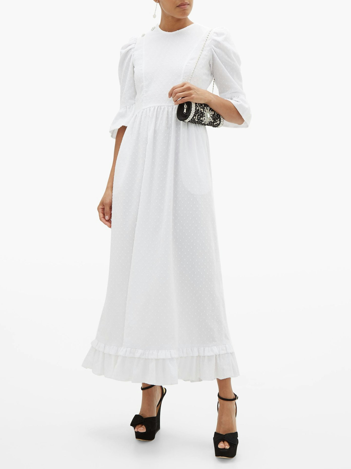 Batsheva, Ruffled Cotton Dress, £415