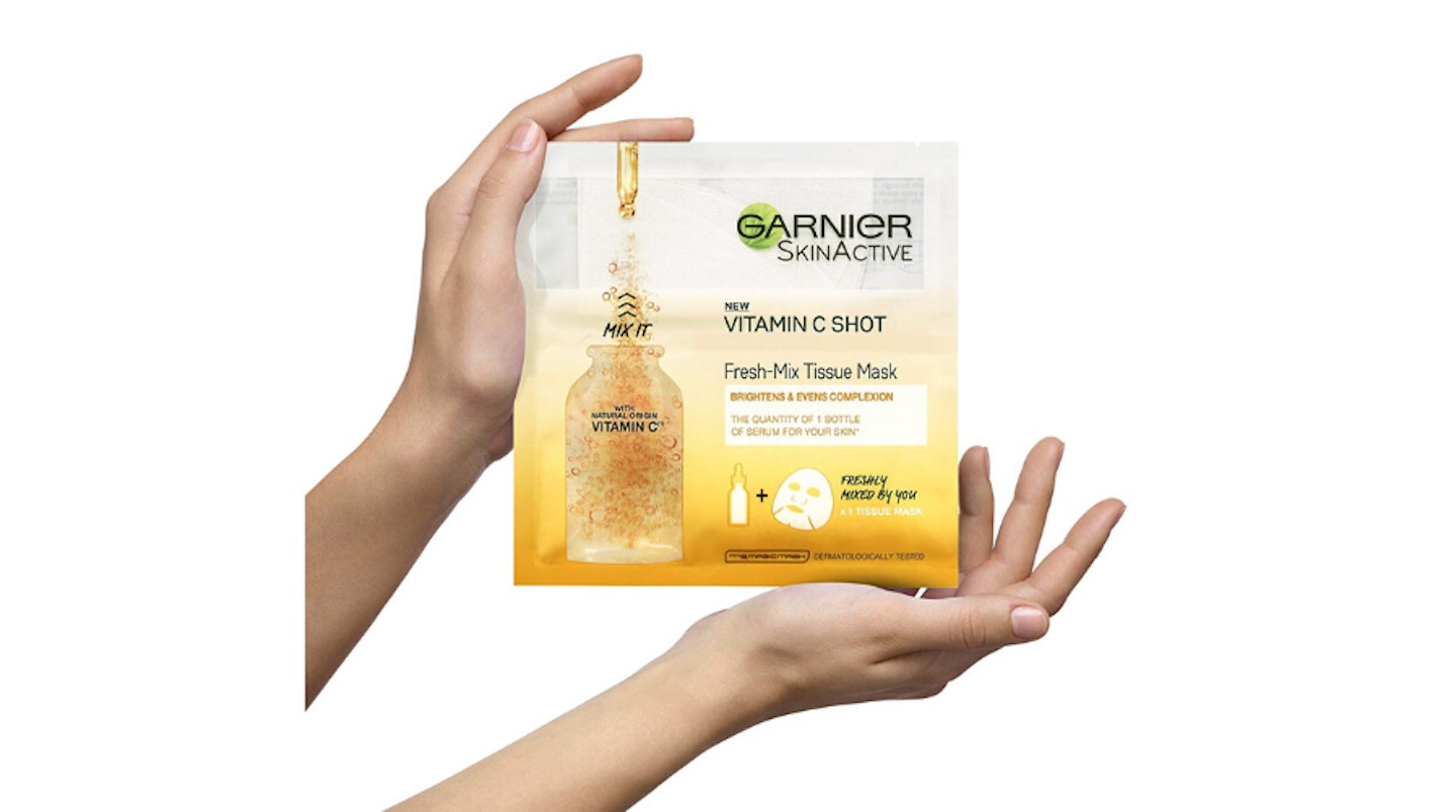 Garnier Fresh-Mix Face Sheet Shot Mask with Vitamin
