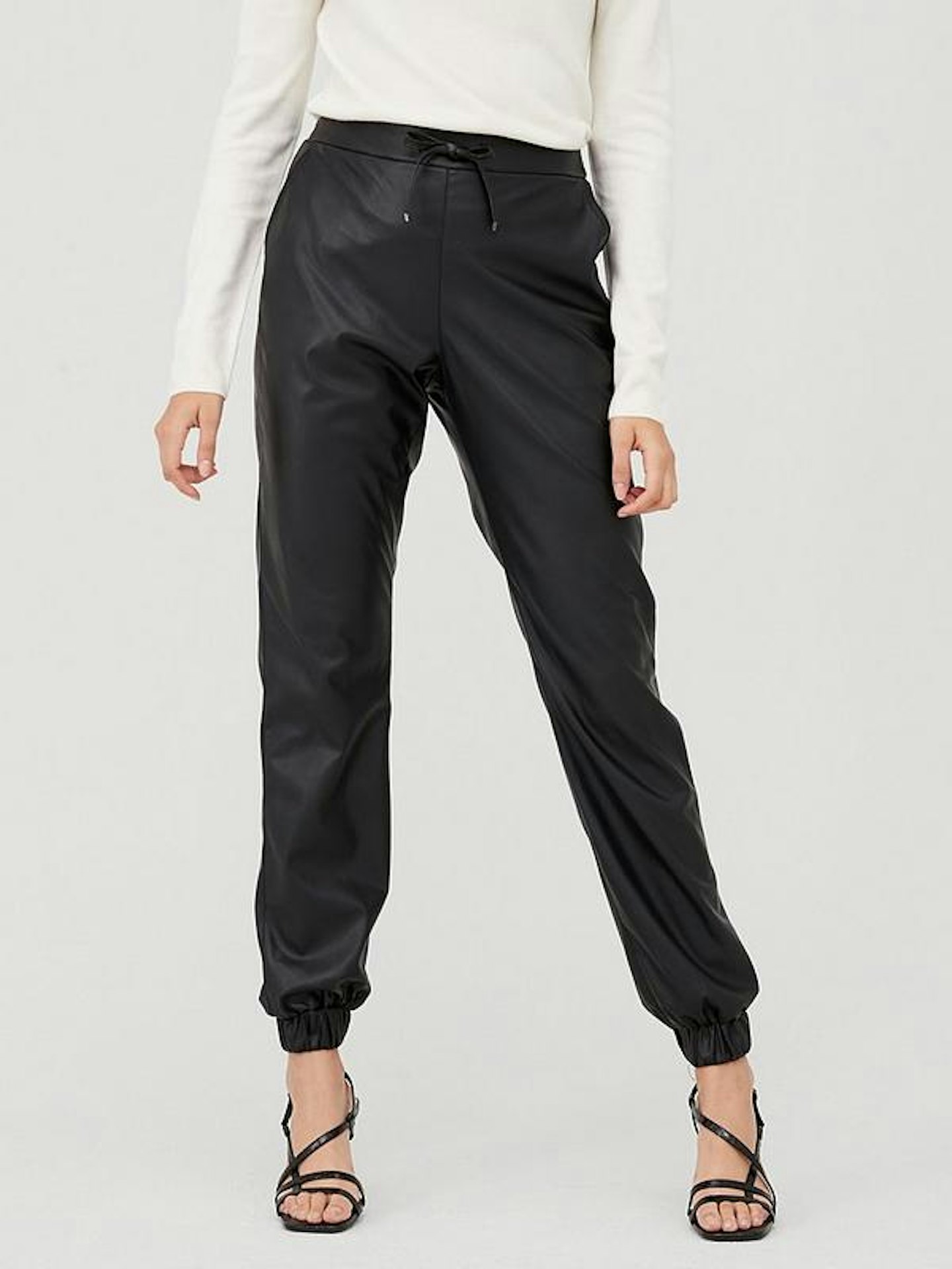 V By Very, Faux Leather Jogger, £32