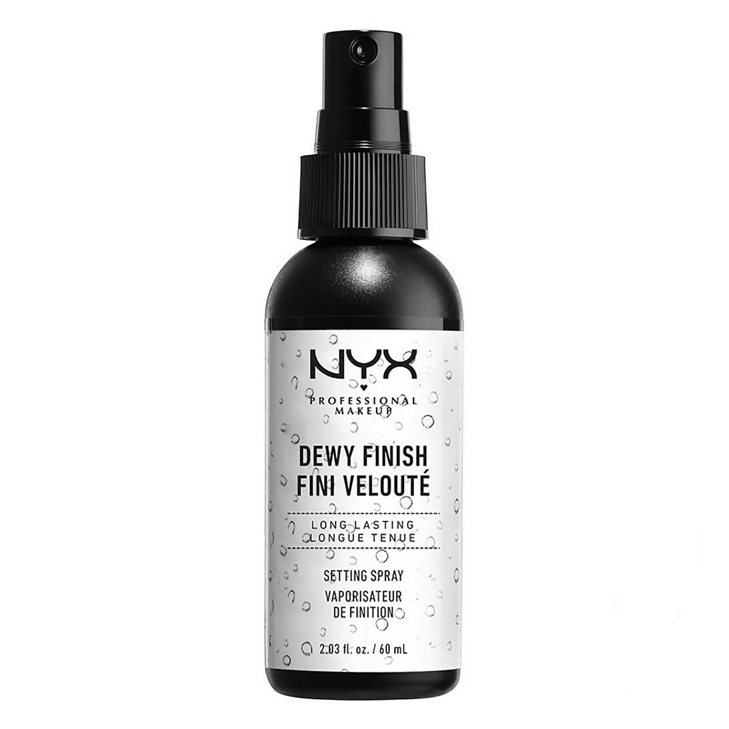 Description Help your makeup stay in place all day or night, with the NYX Professional Makeup Dewy Finish Vegan Setting Spray. The lightweight, vegan formulation is easy to apply and will keep your makeup looking fresh for as long as you need it to. The shine-free, dewy finish gives your makeup a day-long glow whilst boosting the complexion with a quick burst of hydration. Foundation and contour will not fade or budge and oily patches become a thing of the past. The must-have setting spray will become an invaluable addition to your makeup collection and ensure you always look perfect, no matter what the day throws at you. Cruelty-free and suitable for vegans. Product Details Brand: NYX Professional Makeup Directions: Spray directly over face after applying makeup. Ingredients: Water / Aqua / Eau, Alcohol, Propylene Glycol, PVP, Phenoxyethanol, Disodium EDTA, Niacinamide. Volume: 60ml NYX Professional Makeup Setting Spray, £5.60