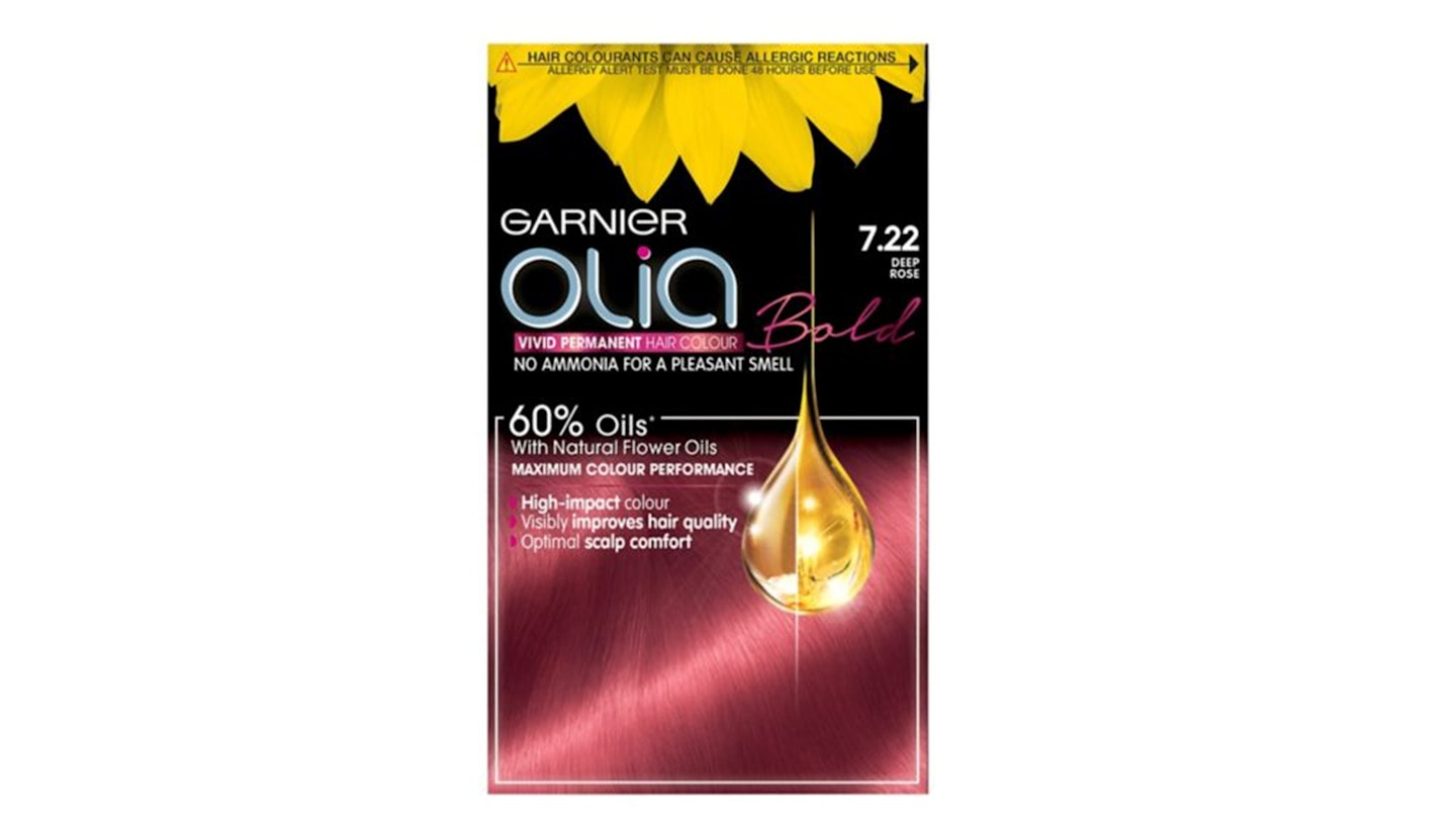 Garnier Olia Bold 7.22 Deep Rose Permanent Hair Dye