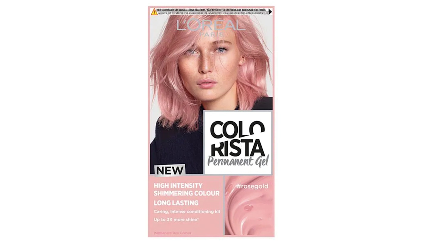 L'Oreal Colorista Rose Gold Permanent Gel Hair Dye
