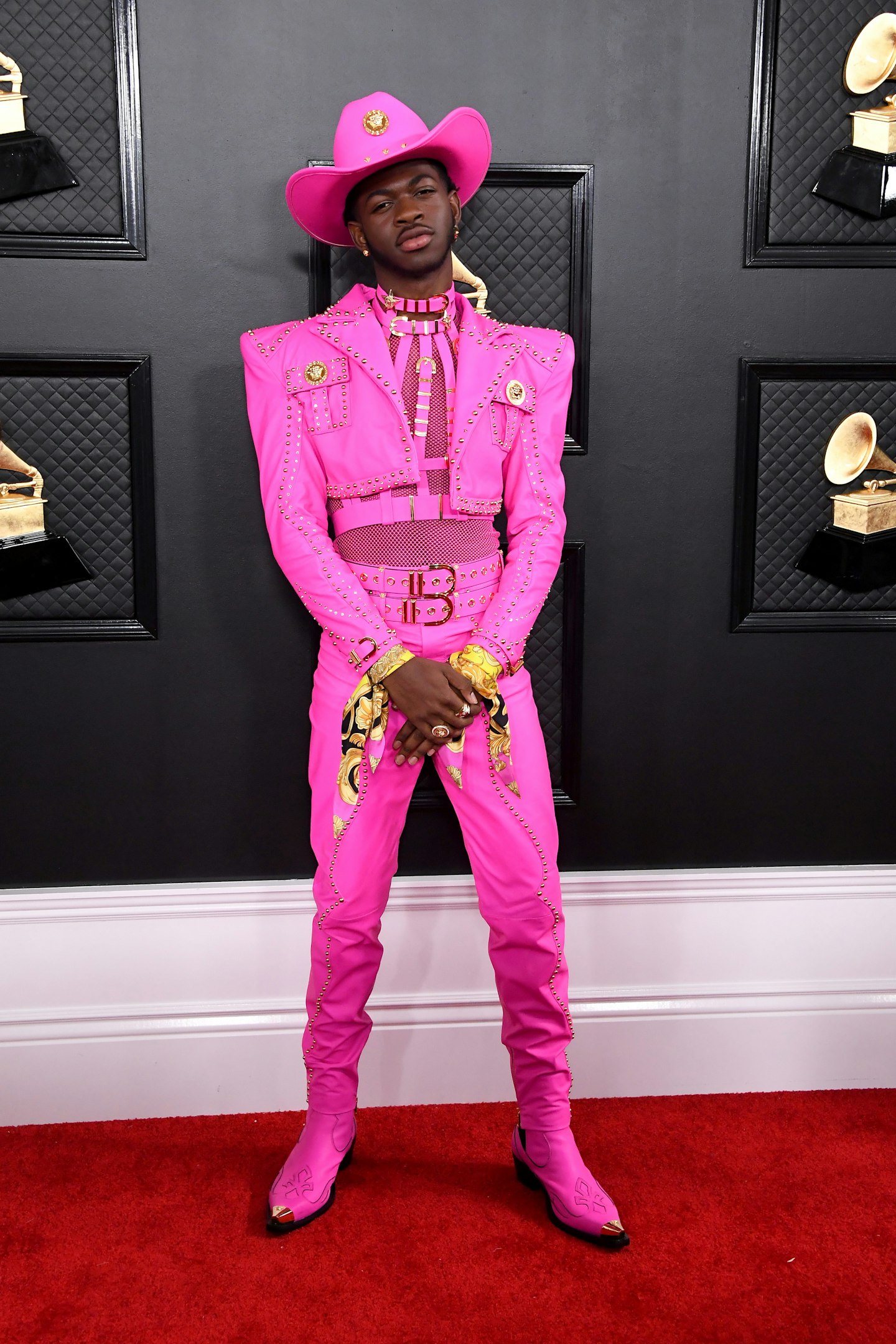 Lil Nas X wearing Versace