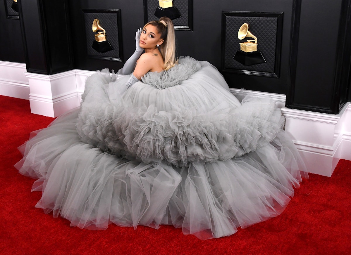 Ariana Grande Wears Giambattista Valli at The Grammy Awards 2020