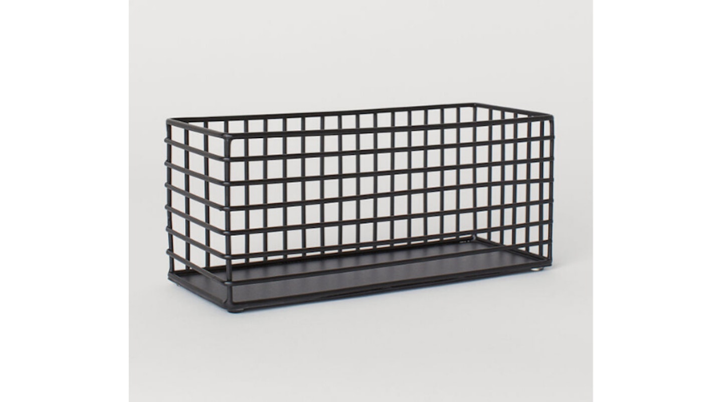 H&M rectangular metal wire basket, £9.99