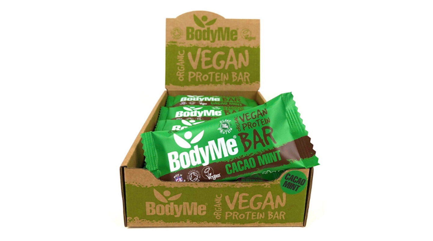 BodyMe Organic Vegan Protein Bar, 12 Pack