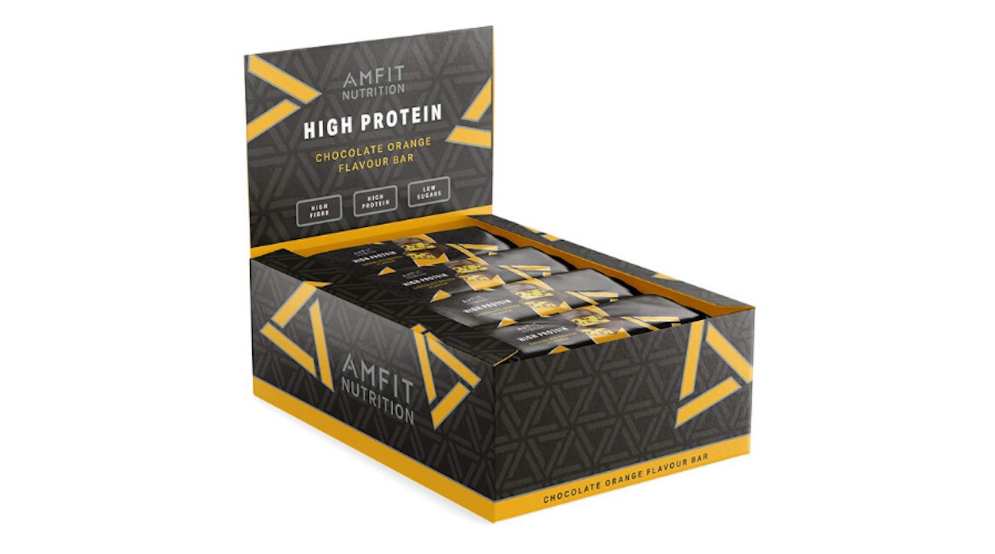 Amfit Nutrition Protein Bar Jaffa Cake, 12 Pack