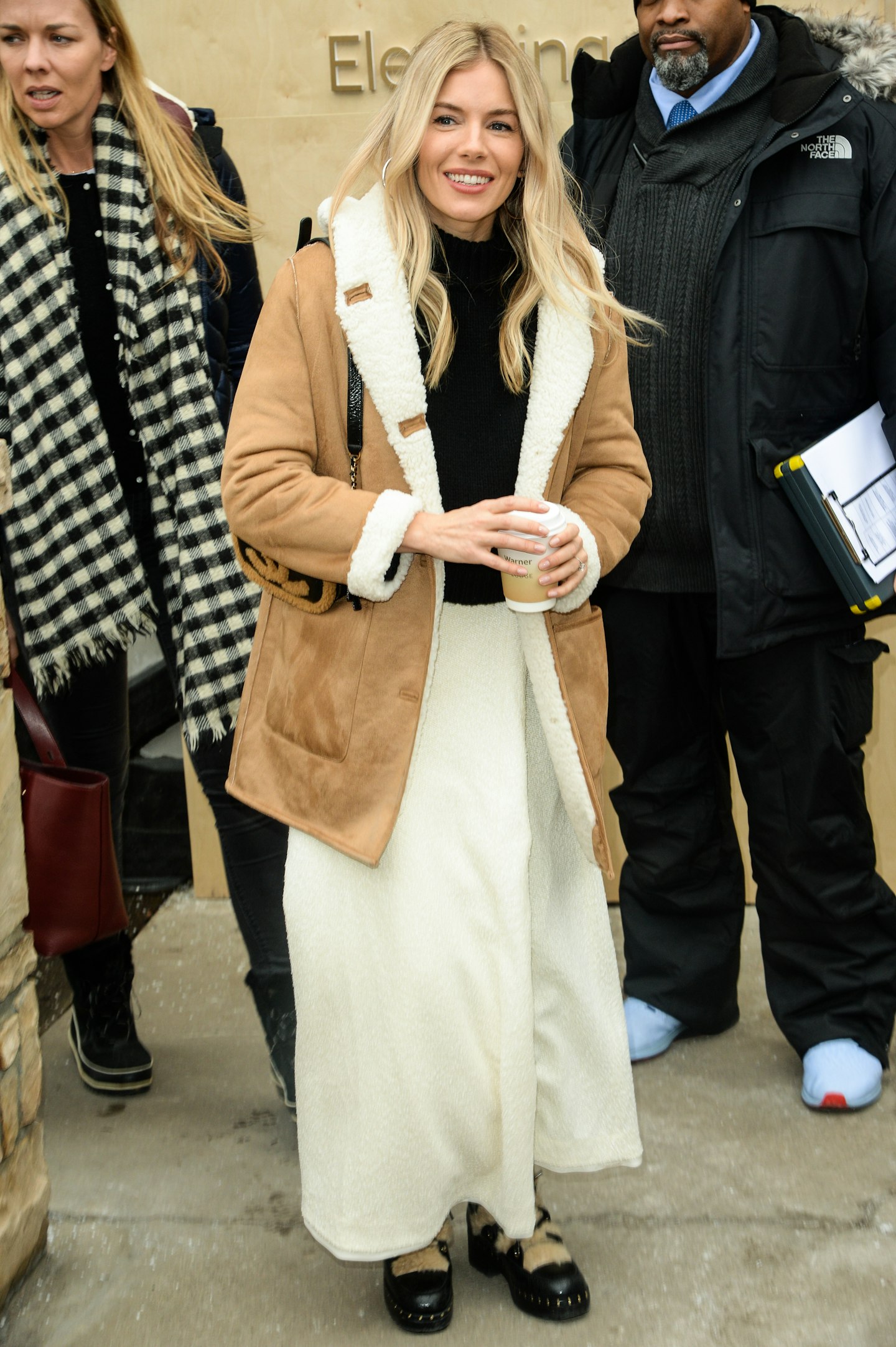 sienna miller sundance film festival mango coat