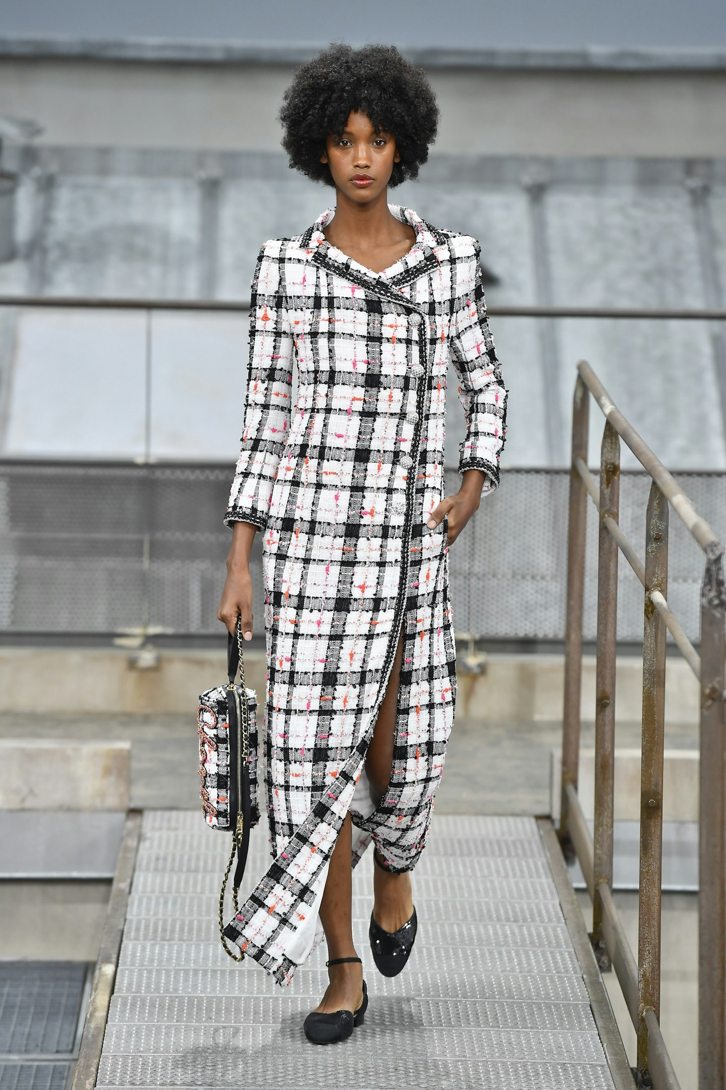 chanel tweed coat