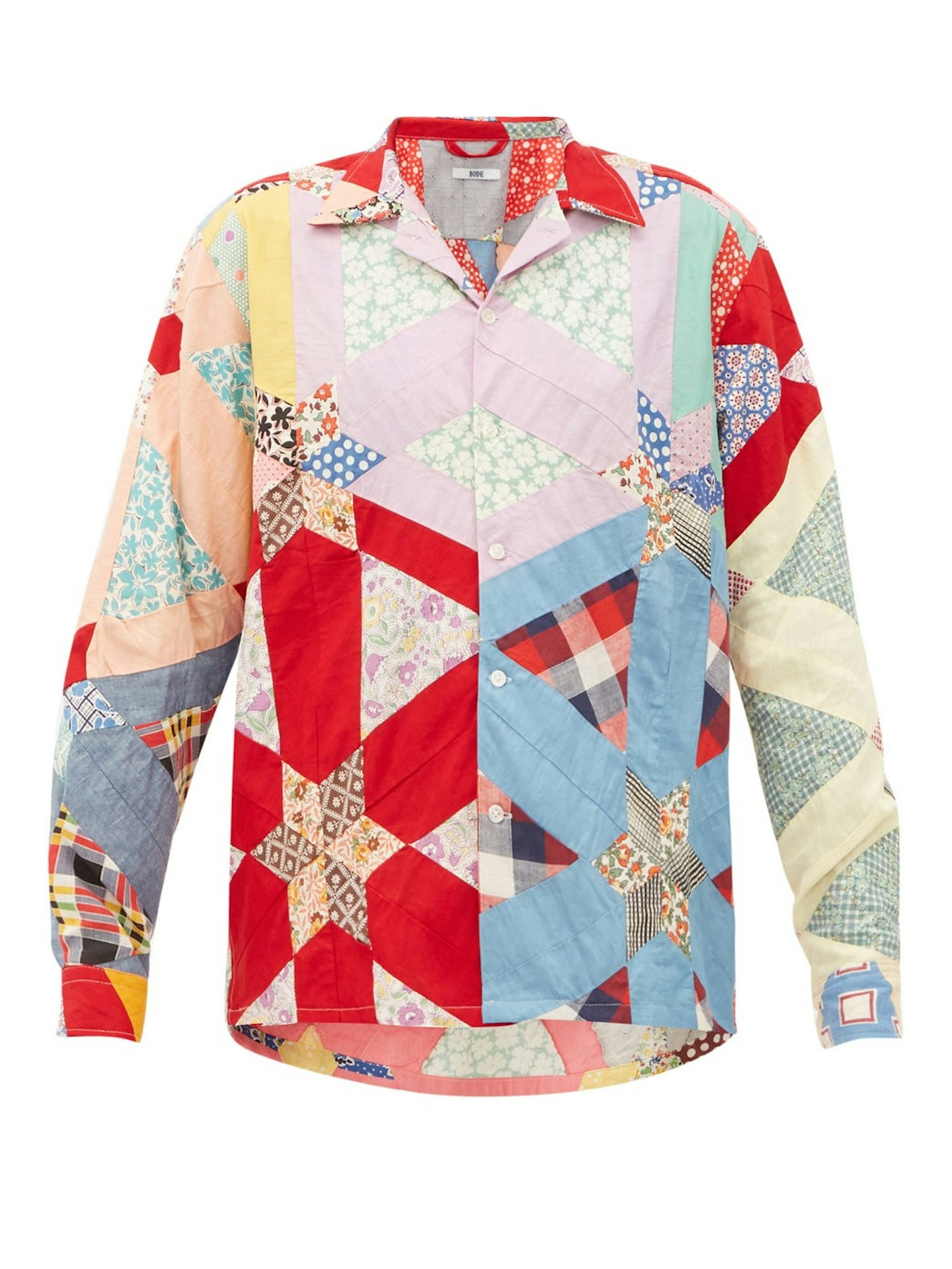 Bode, Havana patchwork cotton shirt, £385