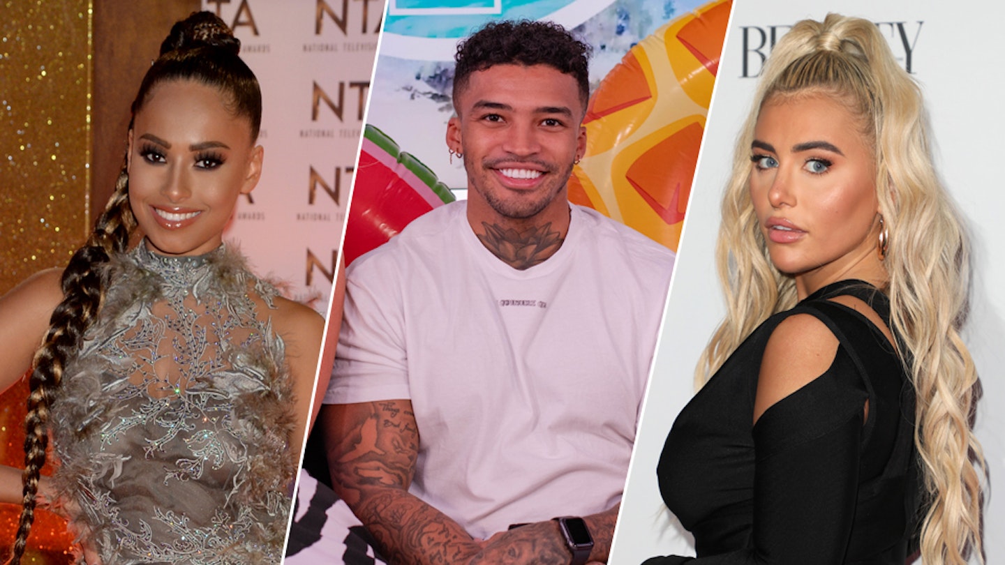Love Island's Amber Gill, Michael Griffiths and Ellie Brown