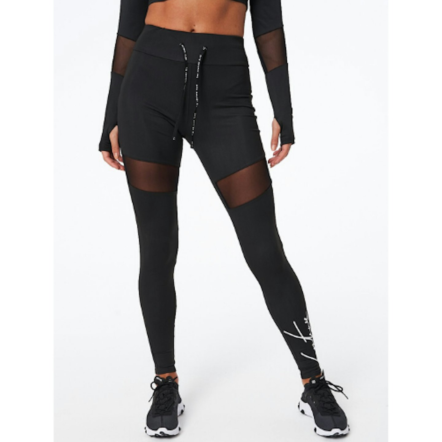 Couture Sport Mesh Panel Leggings