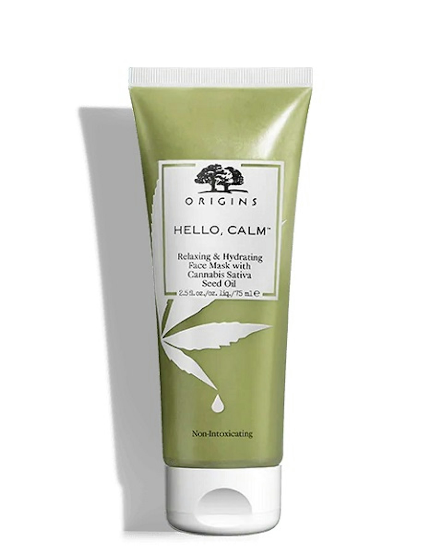 Origins HELLO, Calm Relaxing & Hydrating Face Mask with Cannabis Sativa Seed Oil, £25