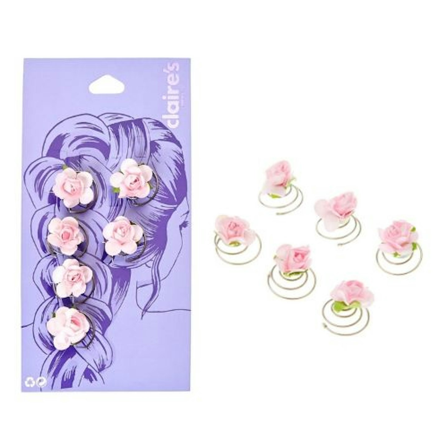 Paper Rose Hair Spinners
