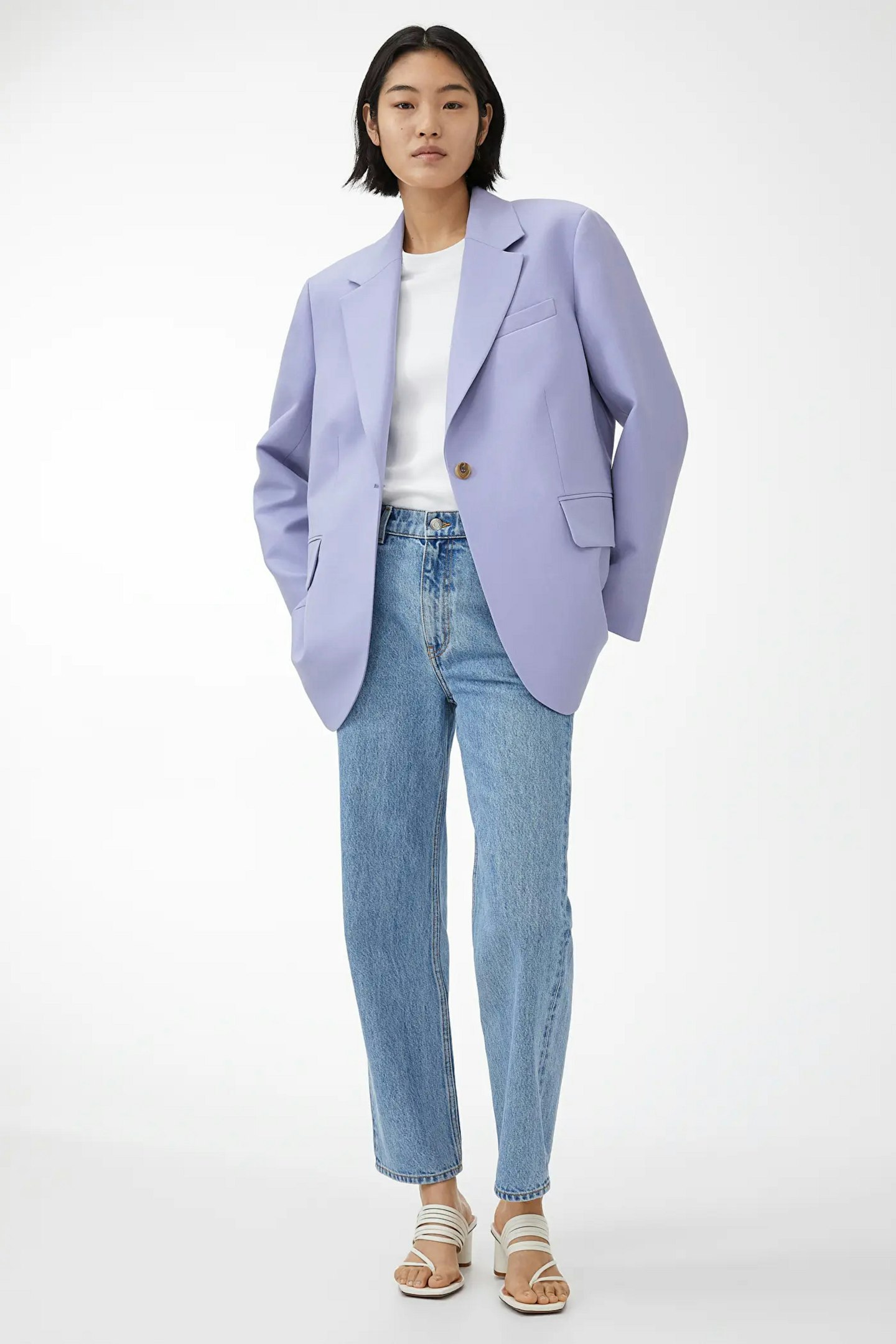 pastel blazer arket