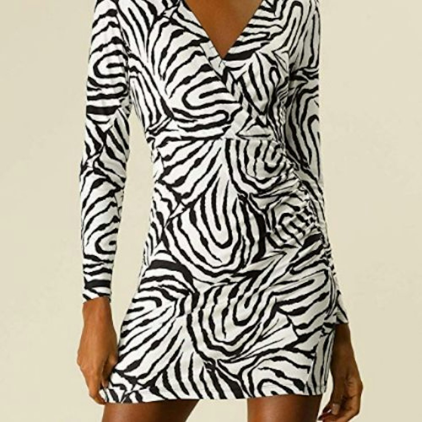 Allegra K Zebra Print Dress