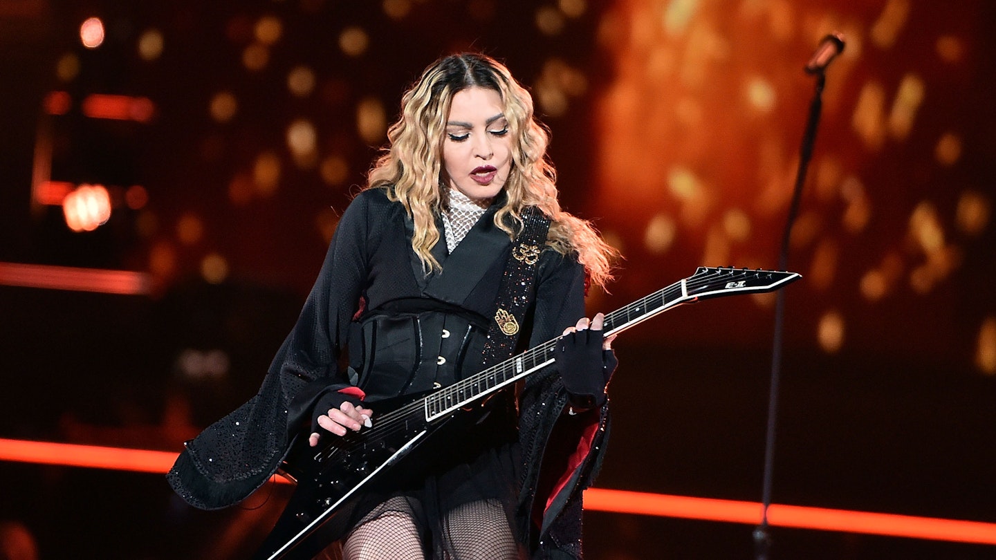 Madonna performs in concert during her Rebel Heart Tour at Philips Arena on January 20, 2016 in Atlanta, Georgia. 