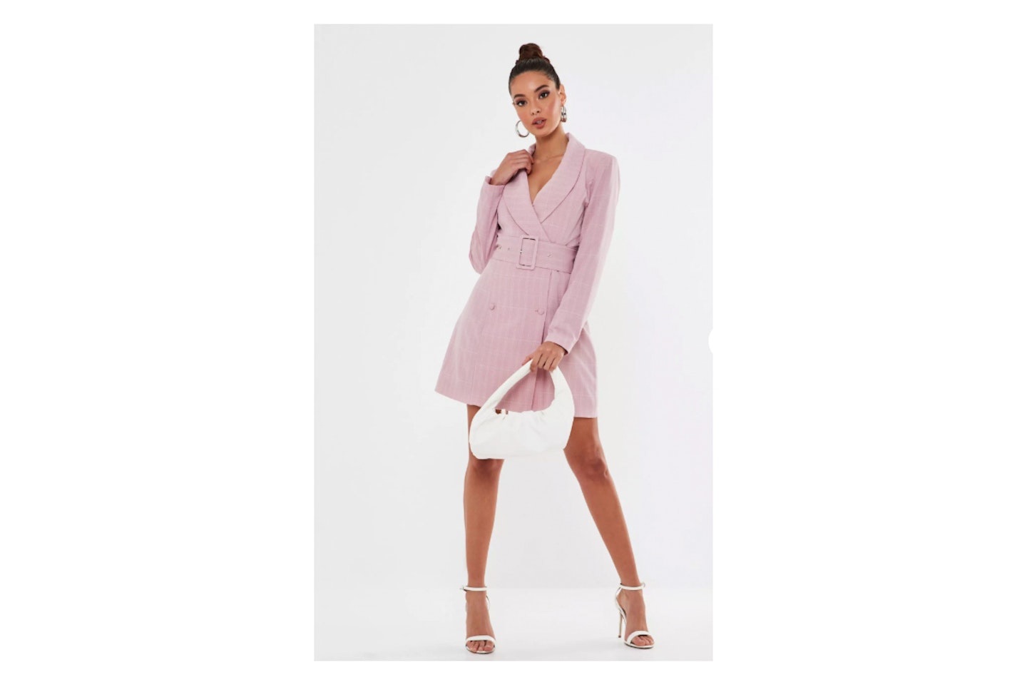 Pink Blazer Dress