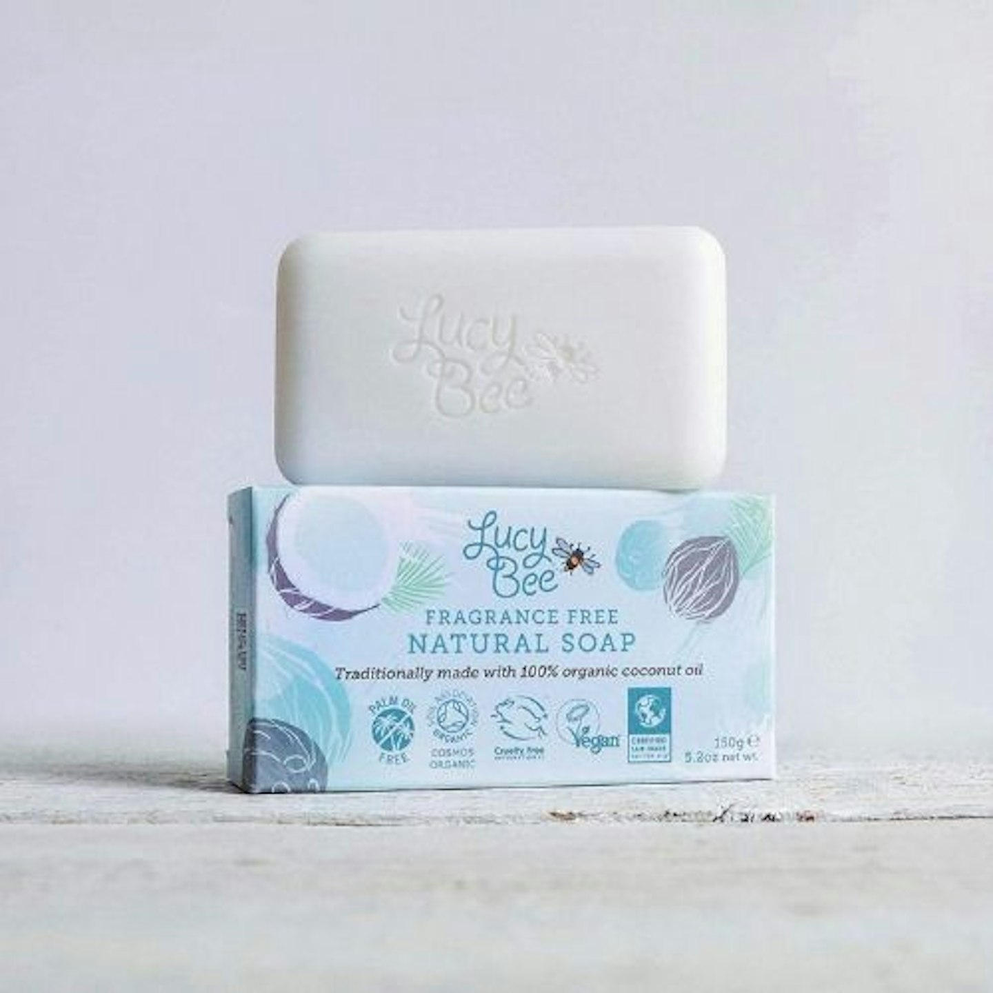 Lucy Bee Fragrance Free Natural Soap