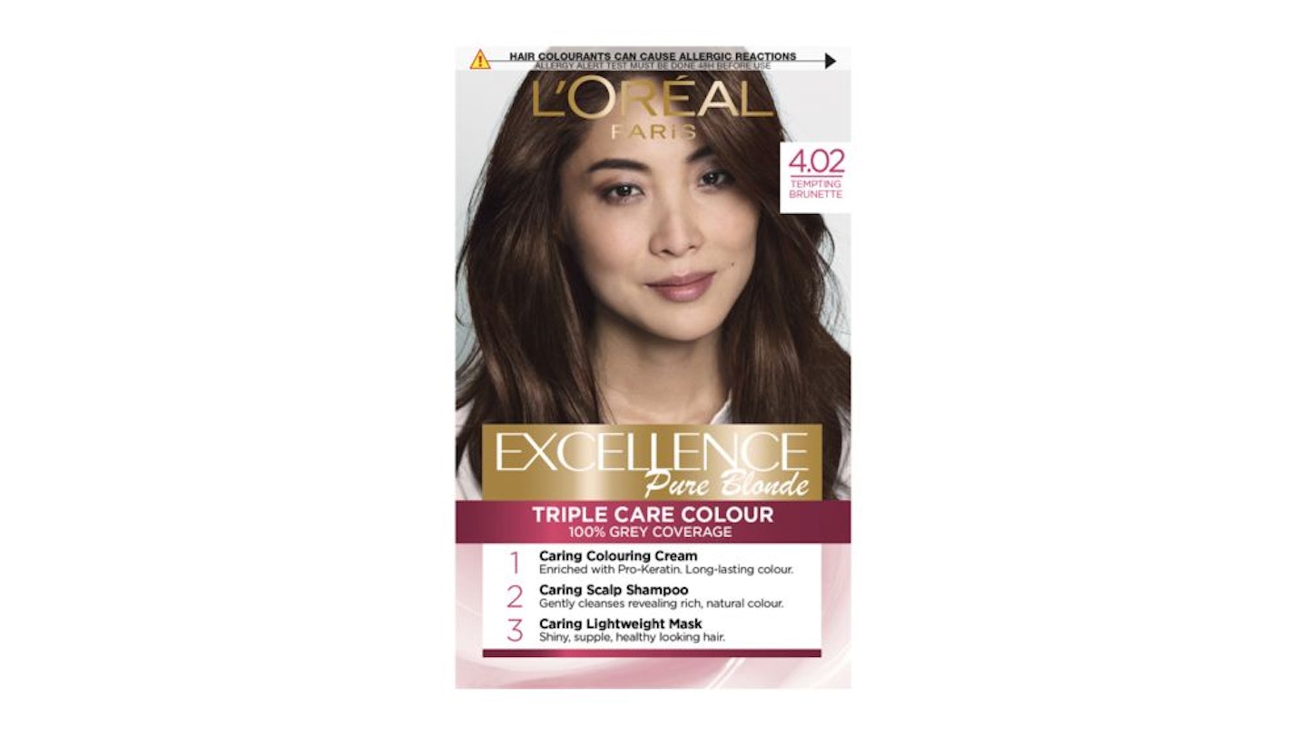 L'Oreal Excellence 4.02 Tempting Brunette Brown Permanent Hair Dye