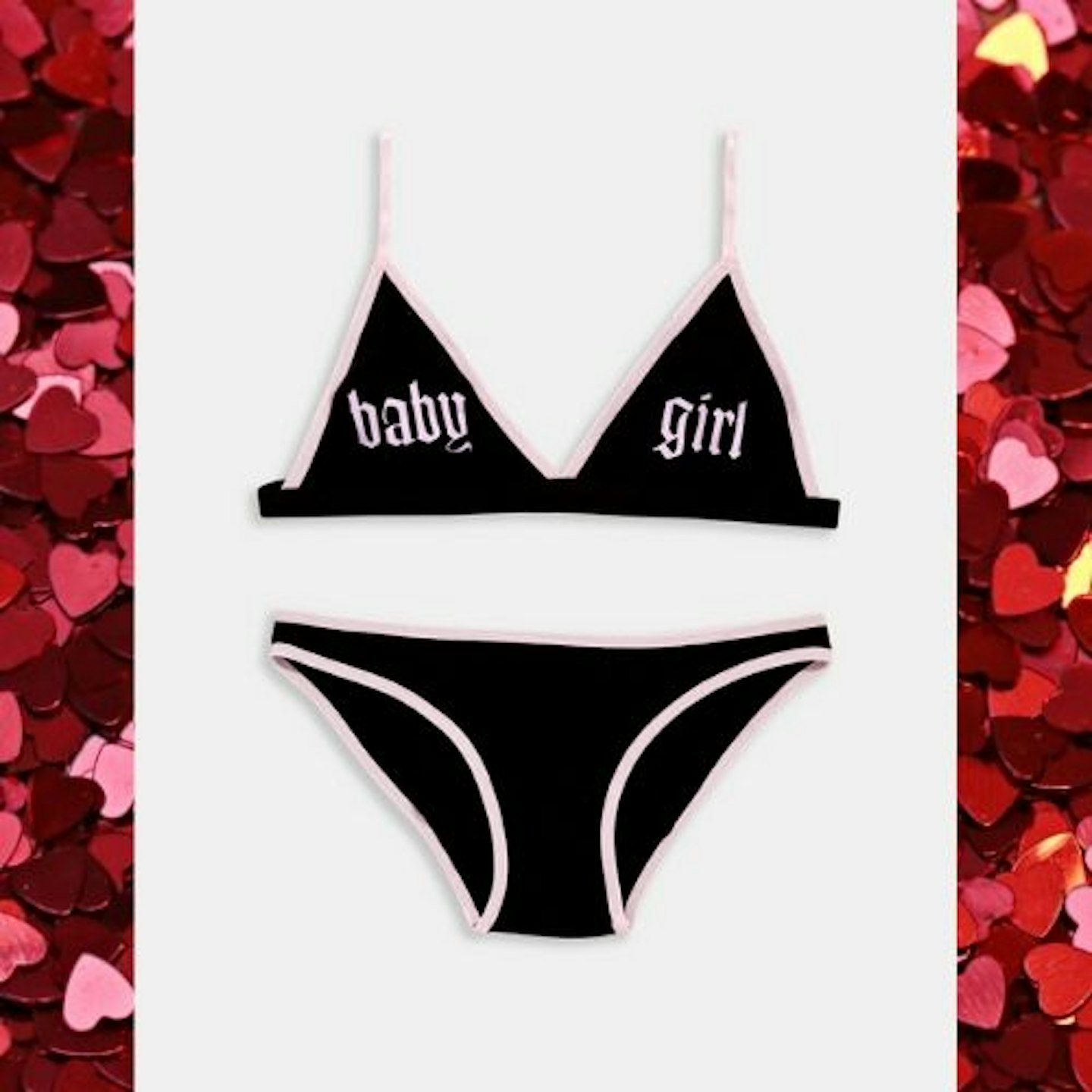 Baby girl bralette and knickers