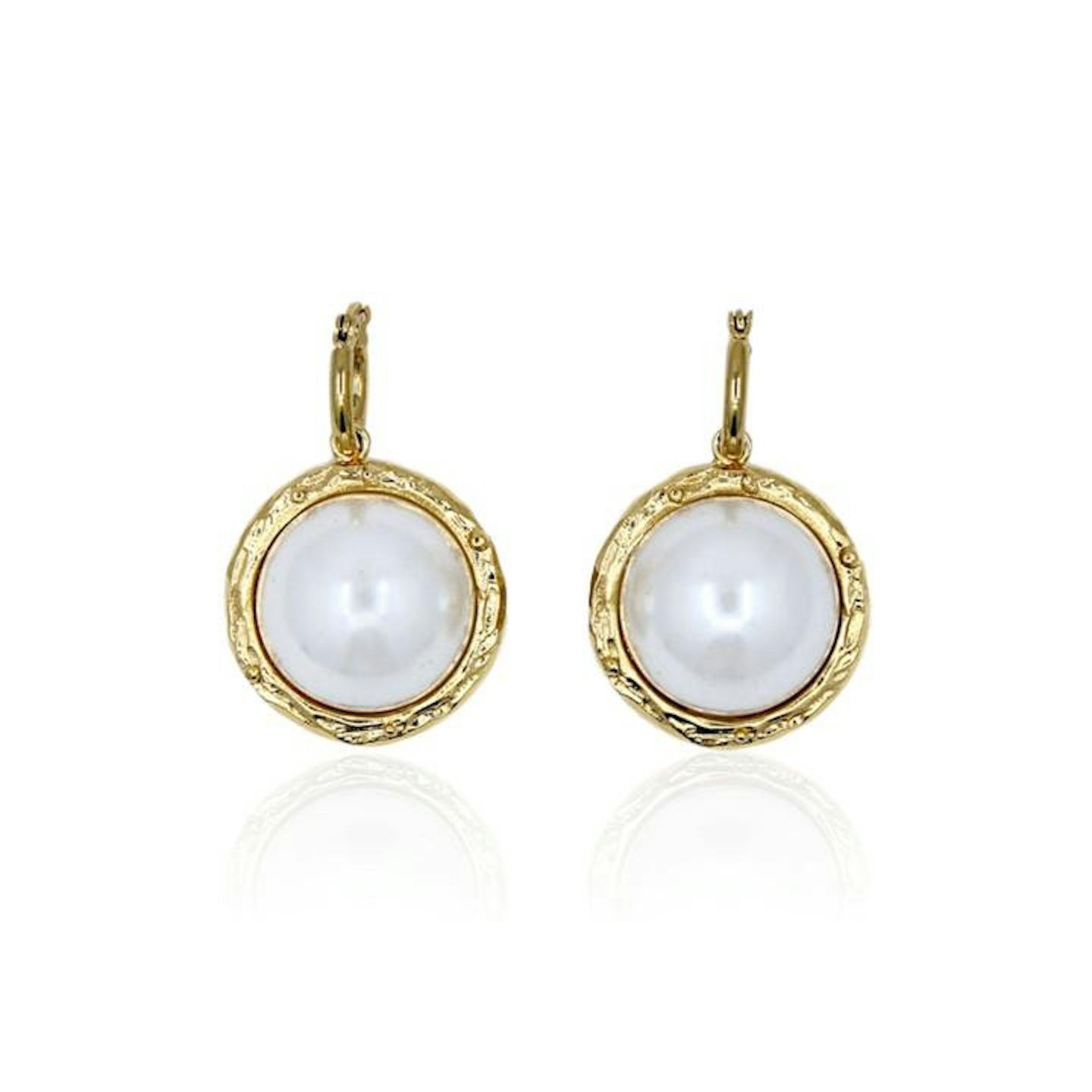 By Alona, Gold And Pearl Earrings, £155