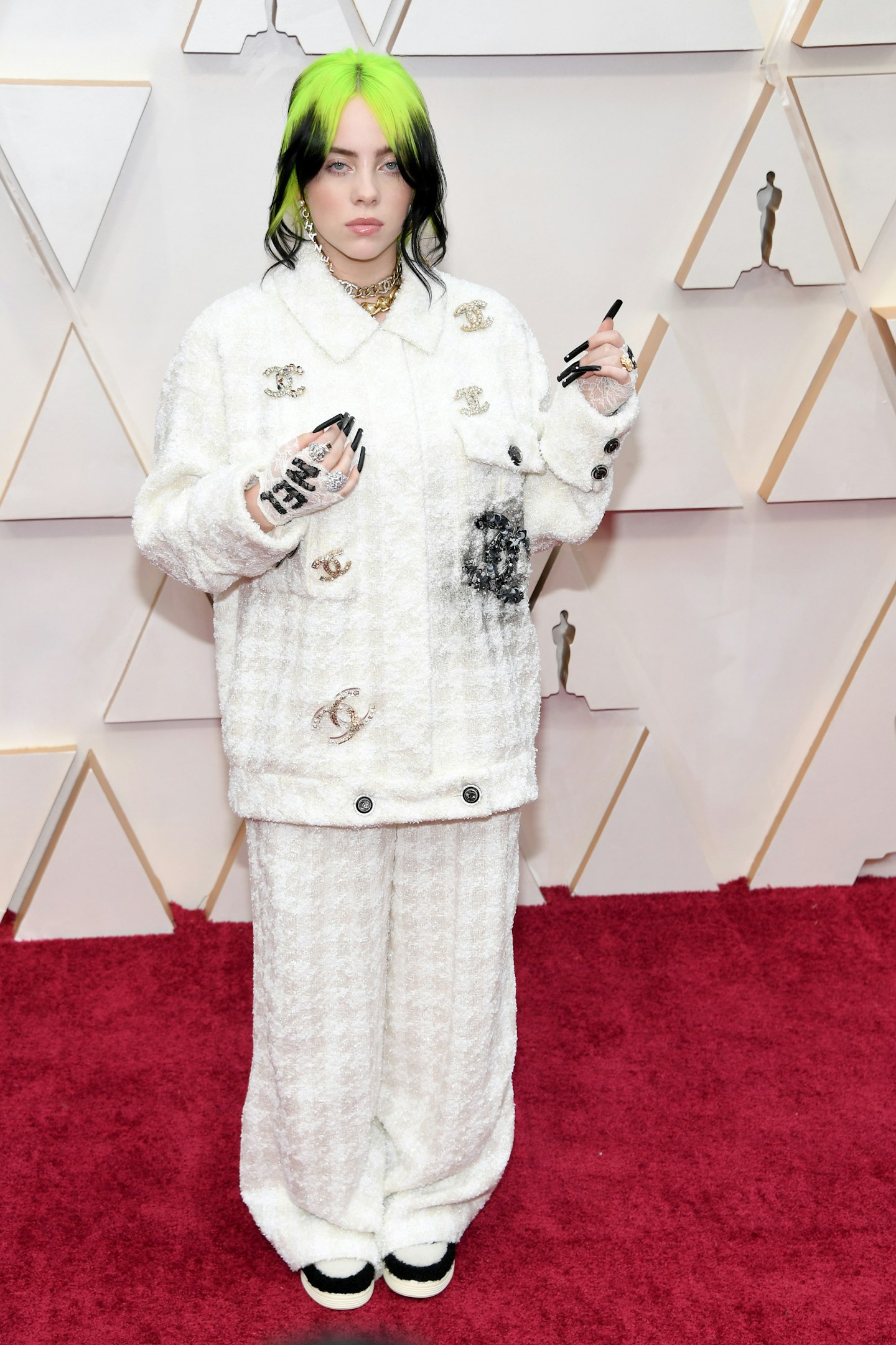 Billie Eilish in head-to-toe Chanel