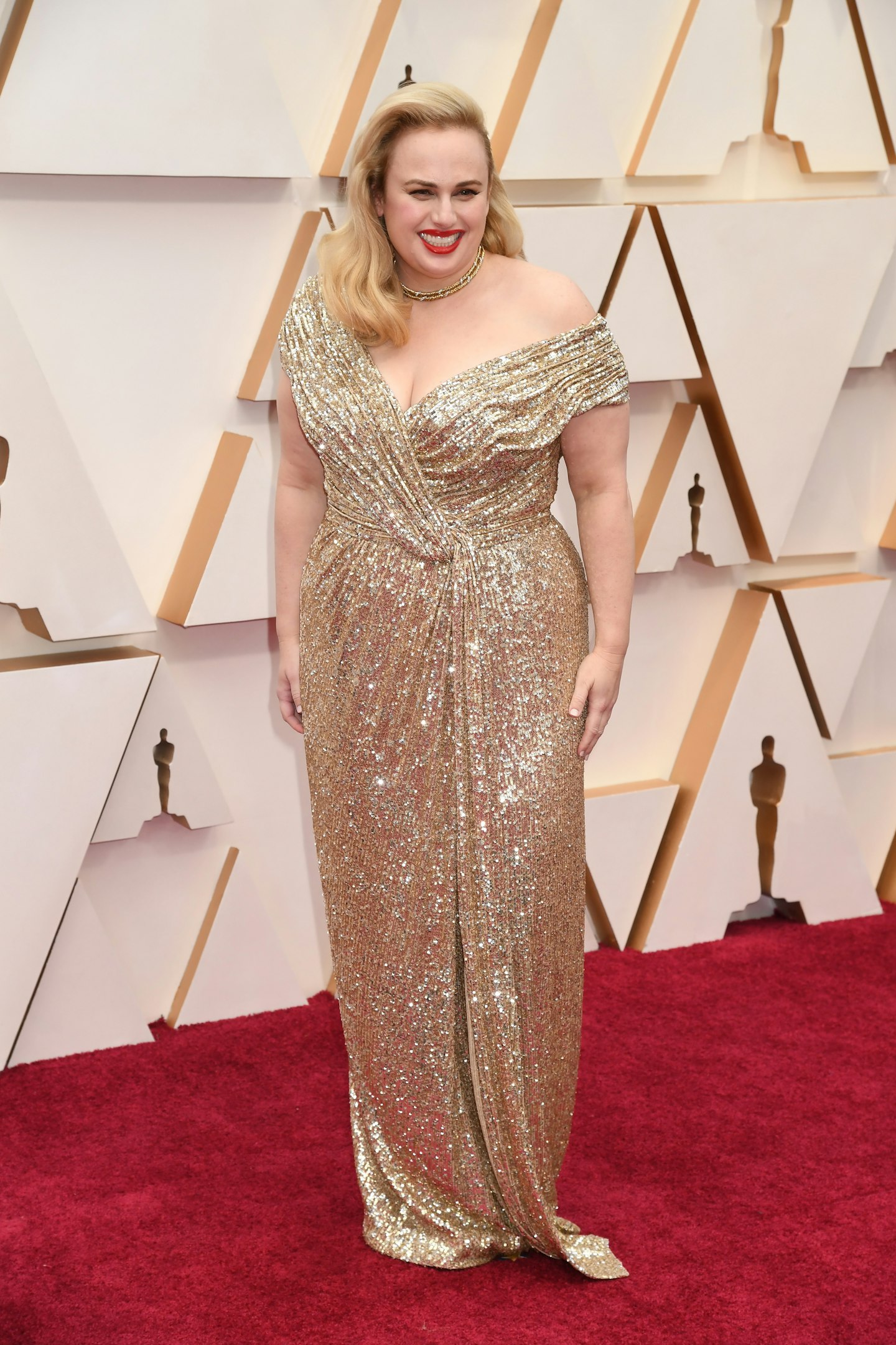 Rebel Wilson in custom Jason Wu