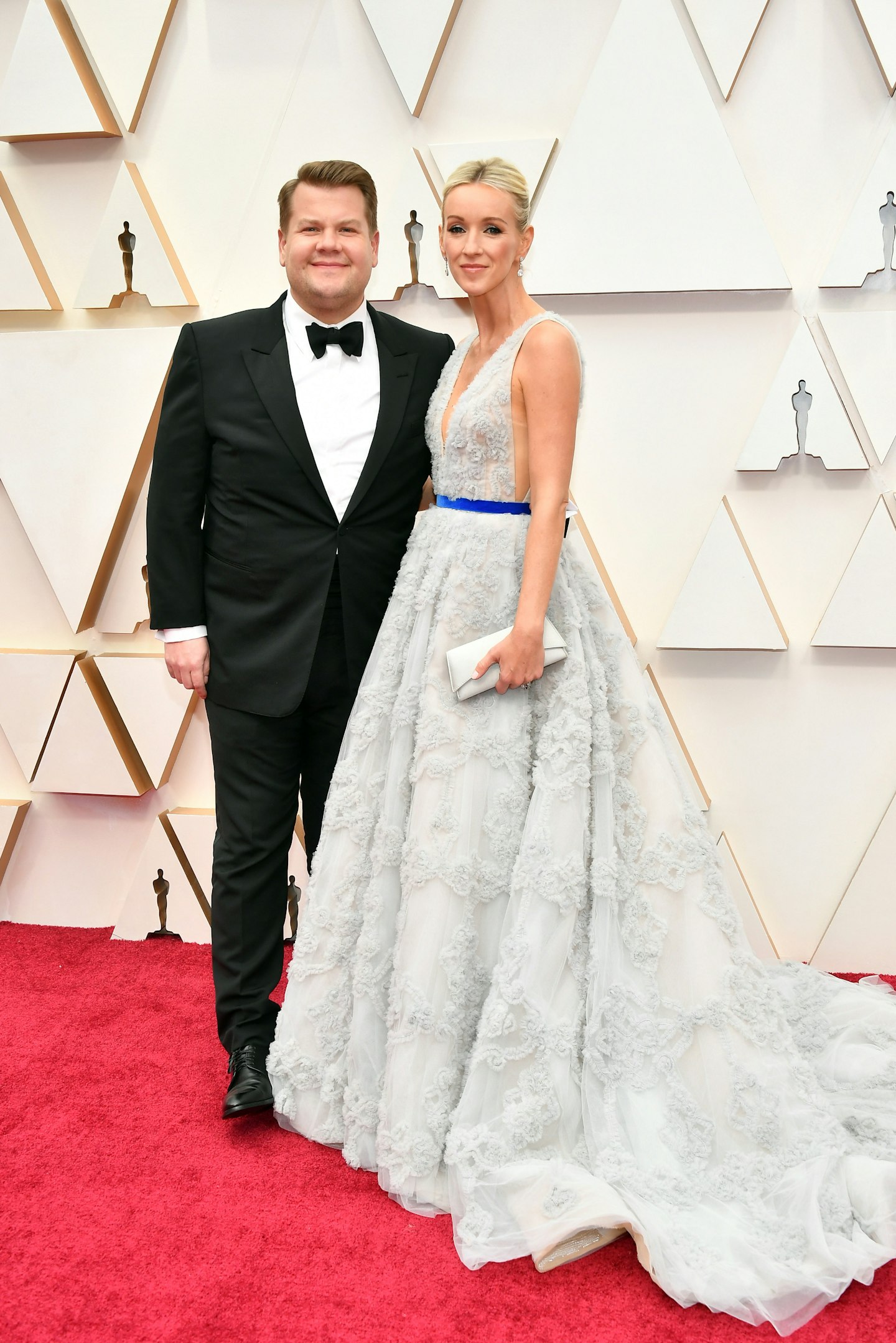 James Corden with his wife, Julia Carey