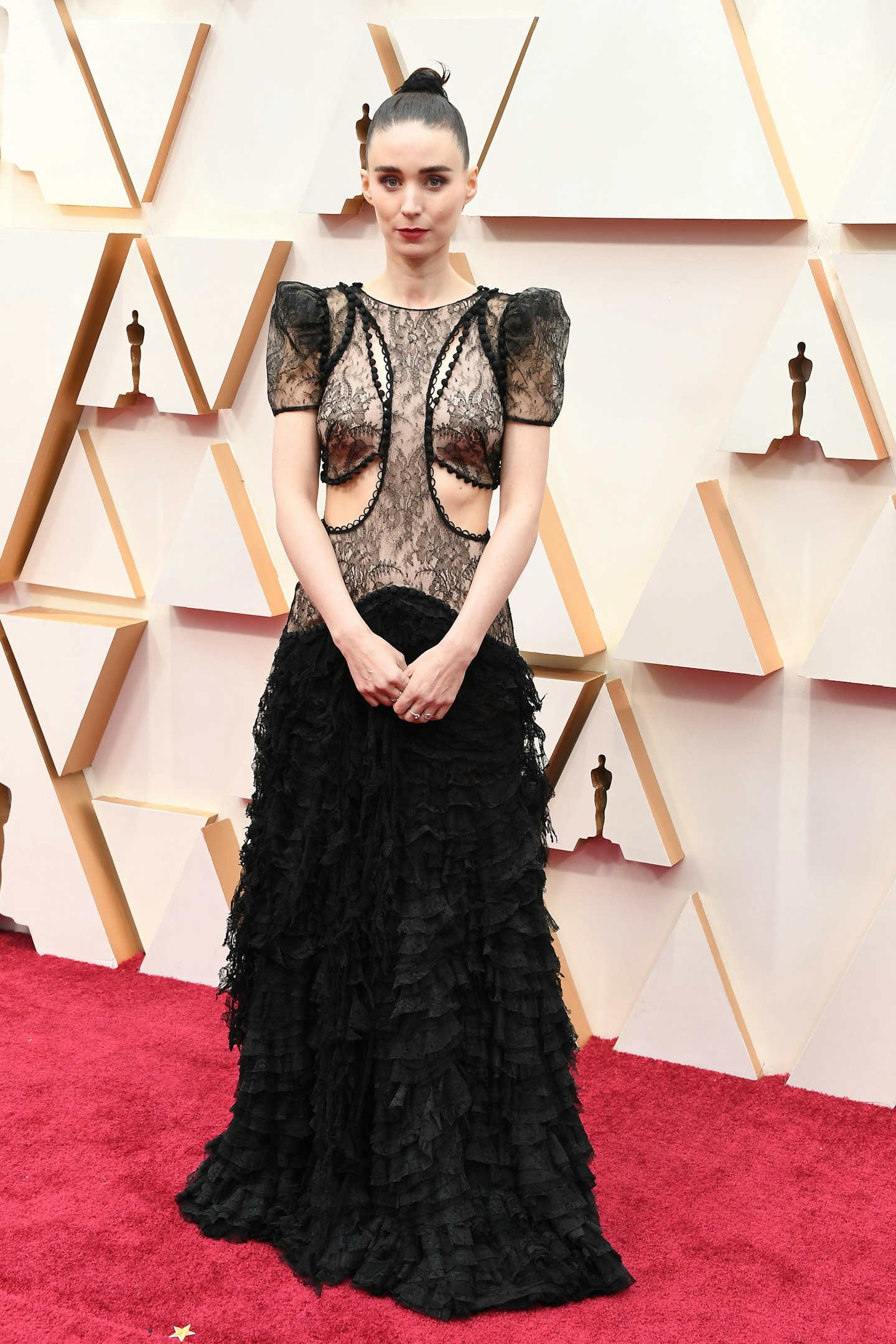 Rooney Mara wore custom Alexander McQueen